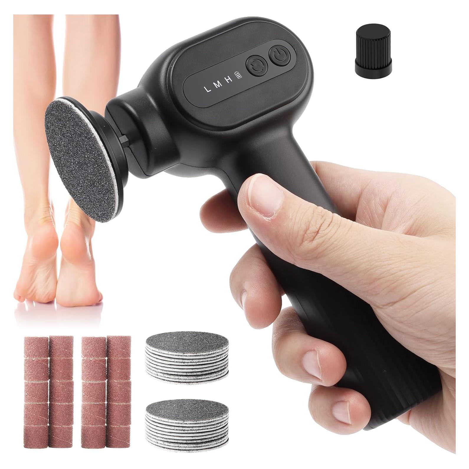 Removedor de Callos Eléctrico Mosthink 2 en 1 Inalámbrico Negro