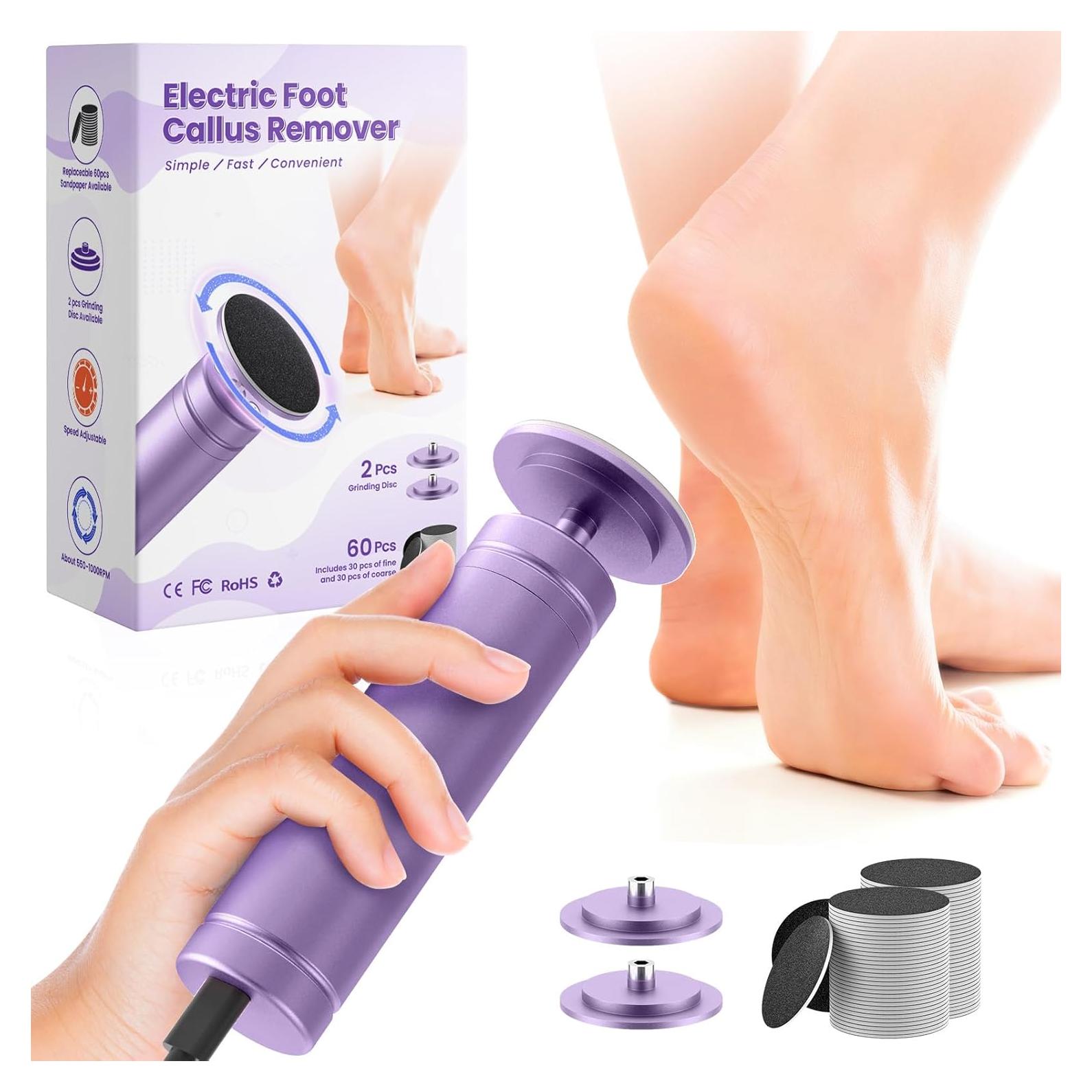 Removedor de Callos Eléctrico StepLively 11.94 cm con 60 Discos