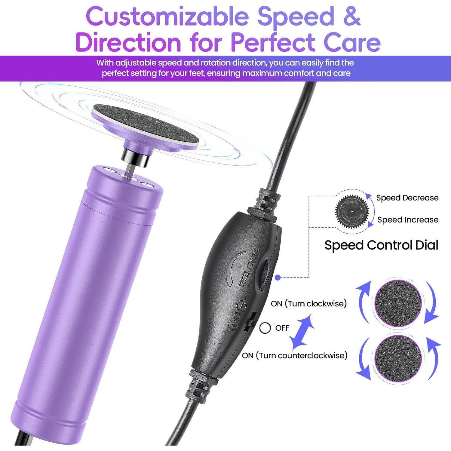 Removedor de Callos Eléctrico StepLively 11.94 cm con 60 Discos