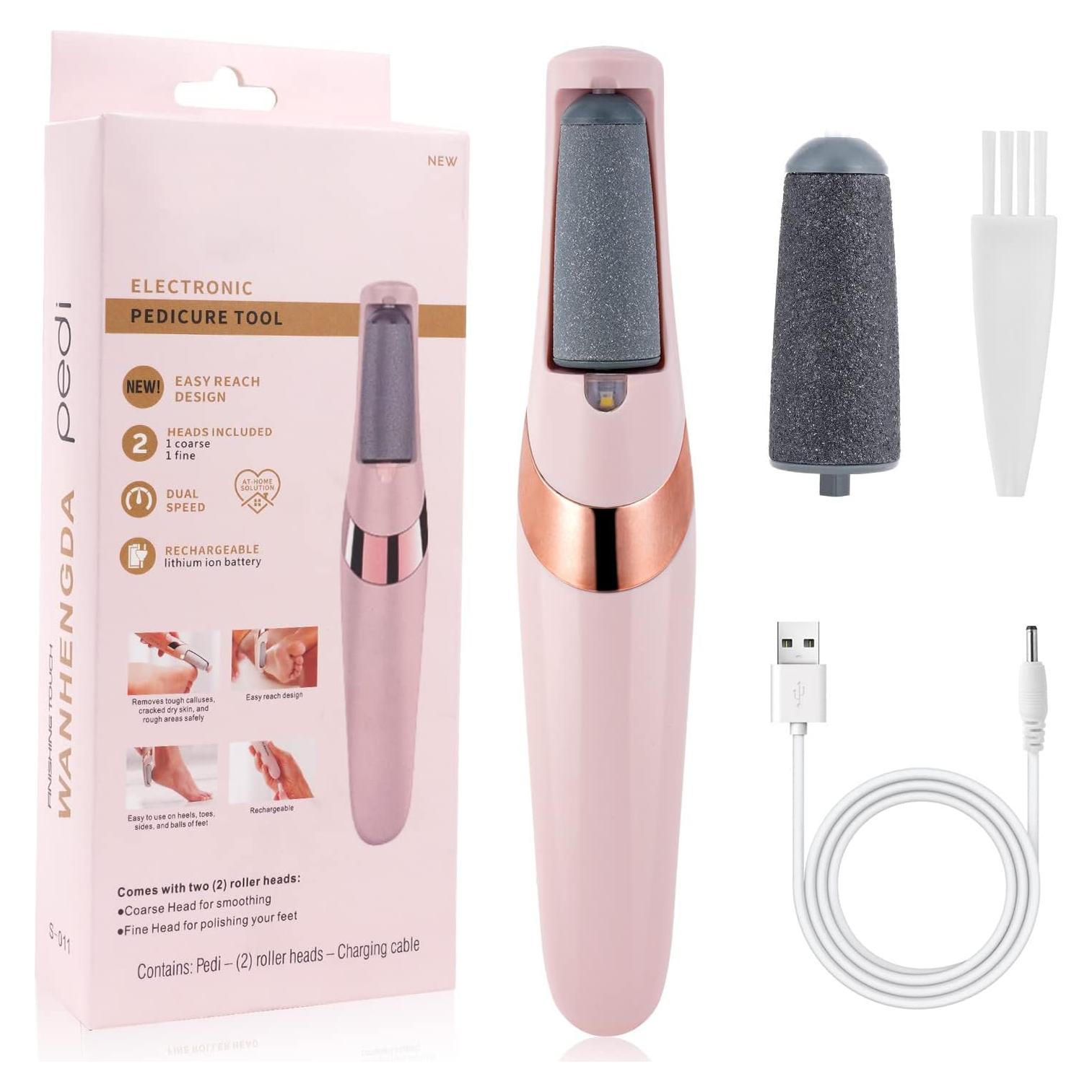 Lima Eléctrica para Pies AOOWU con Luz LED y 2 Velocidades