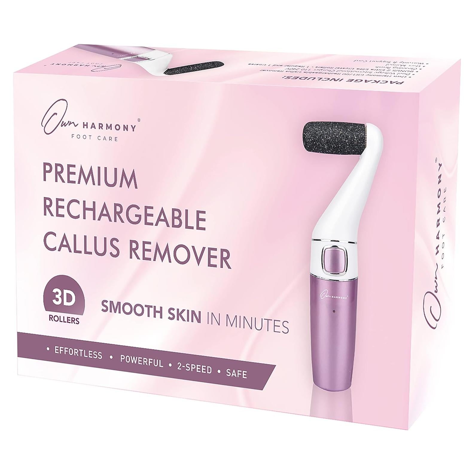 Removedor de Callos Eléctrico Own Harmony CR1700 Rosa Satinado