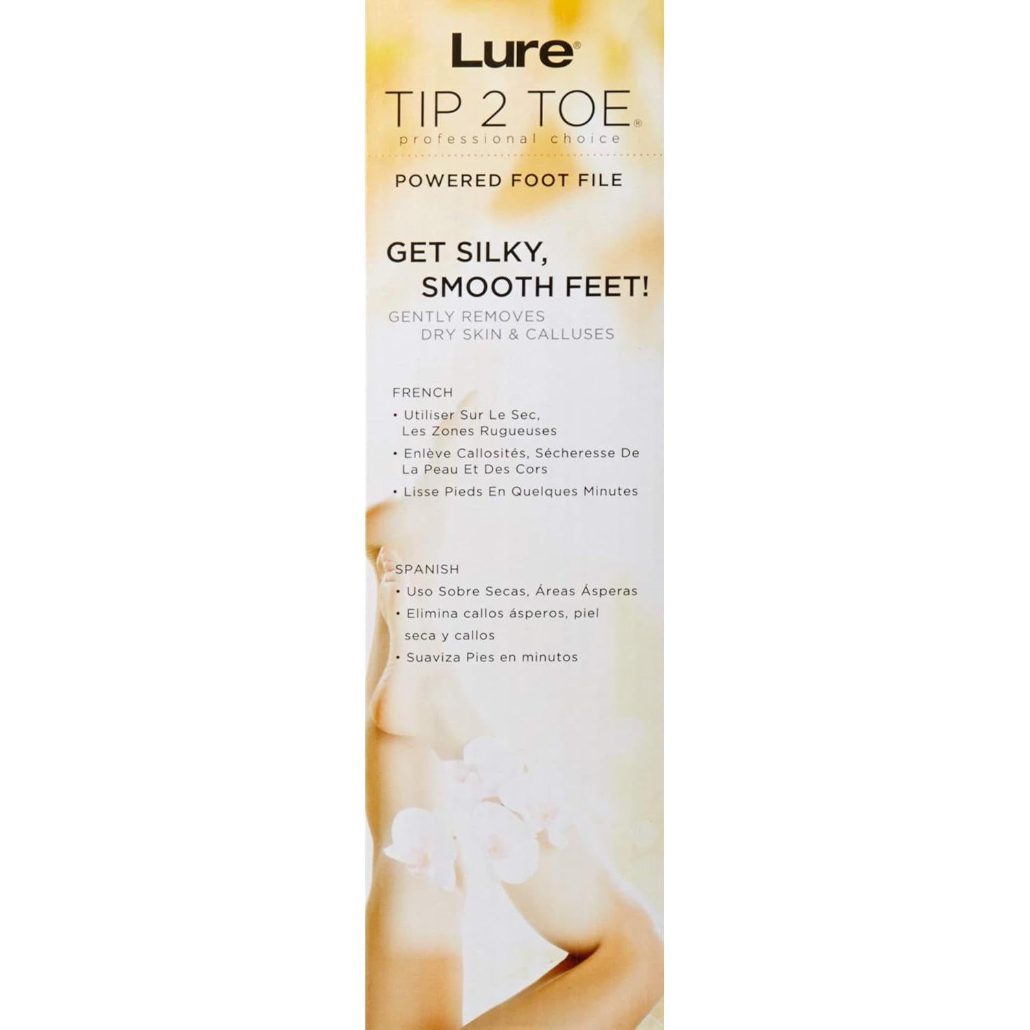 Removedor de Callos Eléctrico Tip2Toe Profesional Blanco