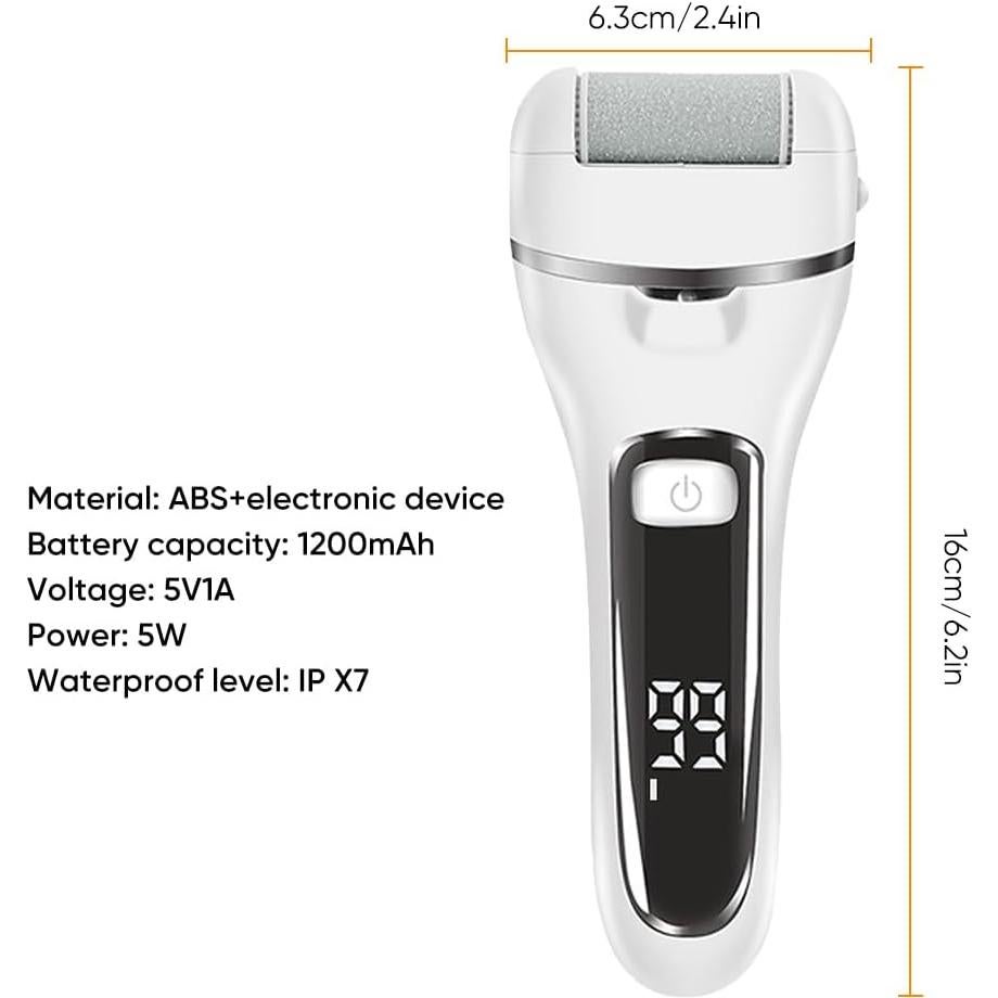Removedor de Callos Eléctrico Quantum Lux con Kit de 18 Piezas
