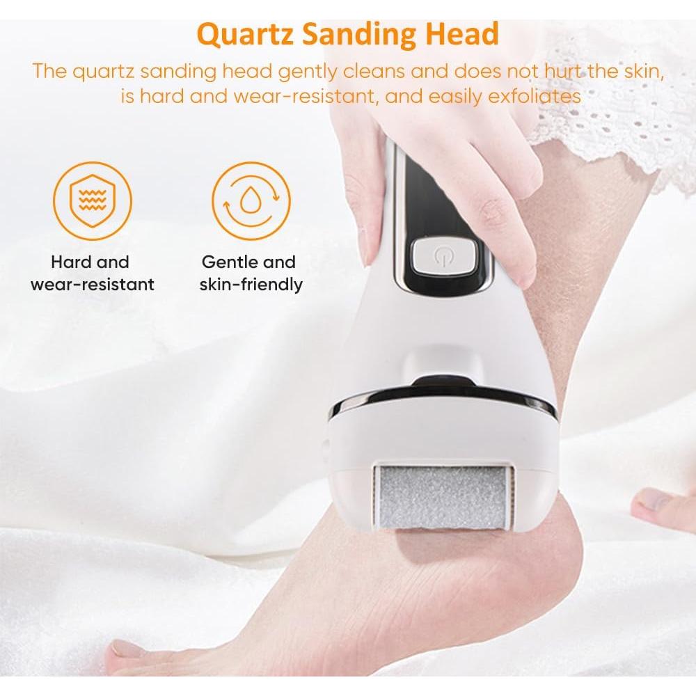 Removedor de Callos Eléctrico Quantum Lux con Kit de 18 Piezas