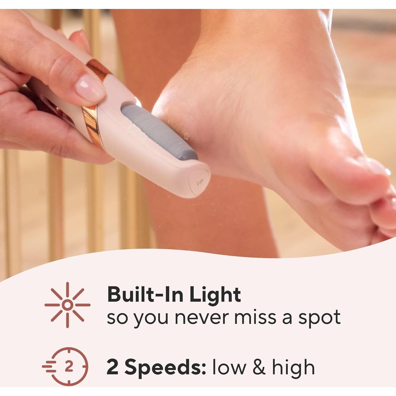 Removedor Electrónico de Callos HARJJME, Pedicura USB, Resistente al Agua