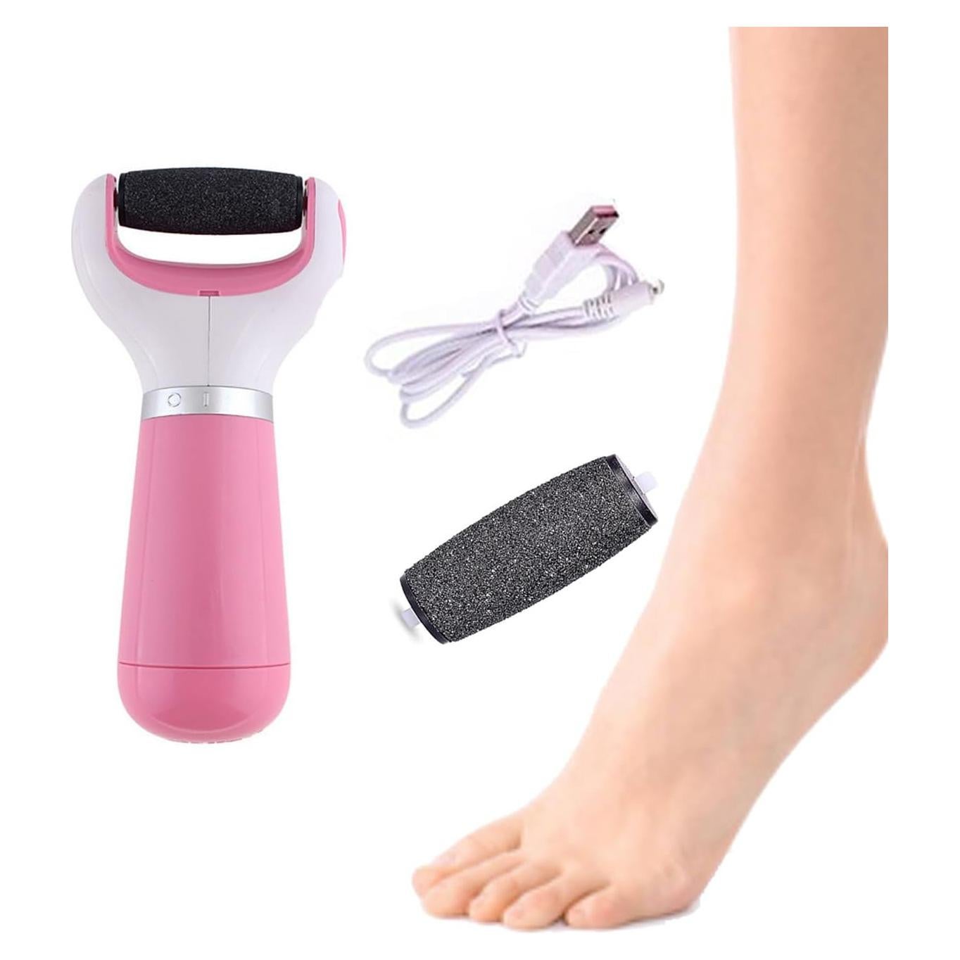 Removedor de Callos Eléctrico WenTigDY Rosa con Rodillo