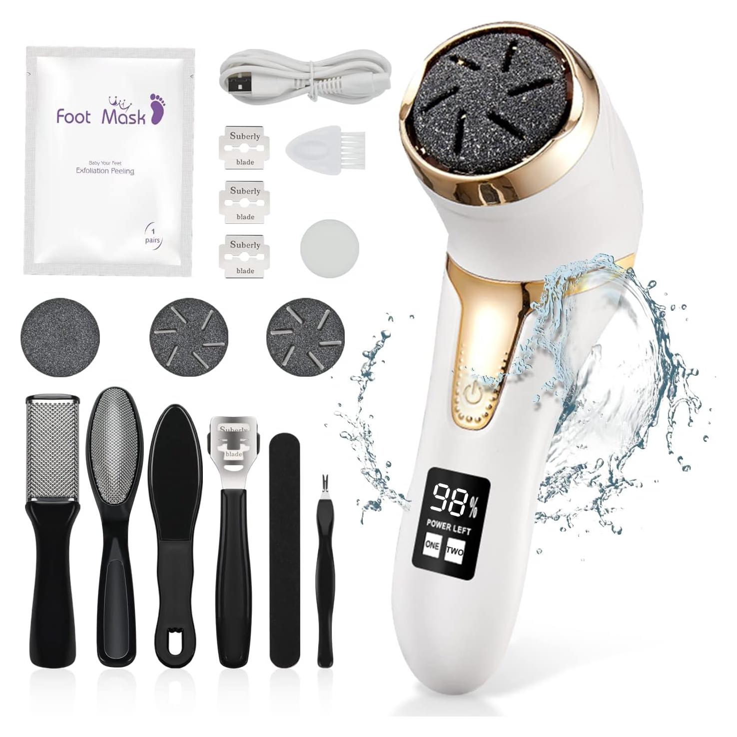 Removedor de Callos Eléctrico AMPK con Aspiradora y 3 Cabezas