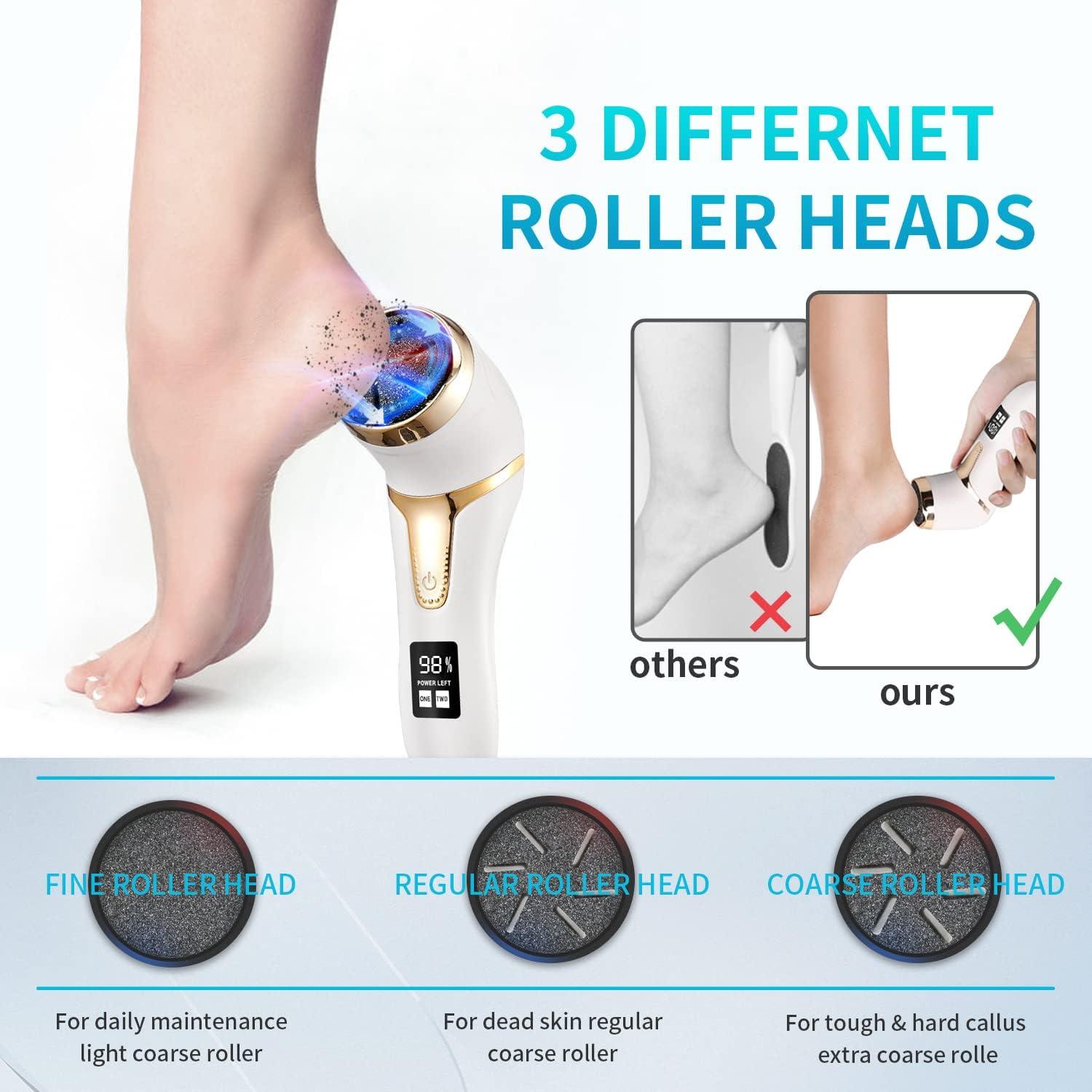 Removedor de Callos Eléctrico AMPK con Aspiradora y 3 Cabezas