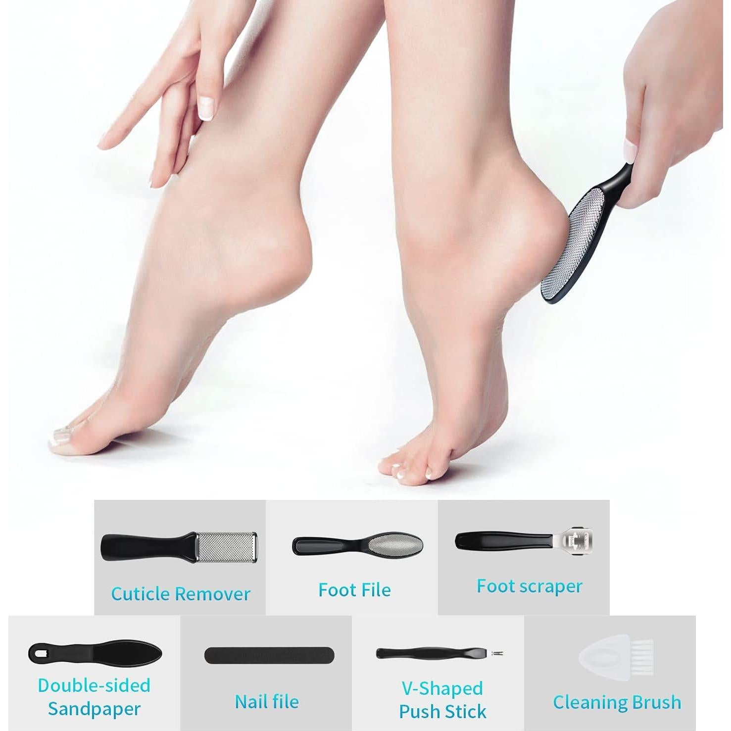 Removedor de Callos Eléctrico AMPK con Aspiradora y 3 Cabezas