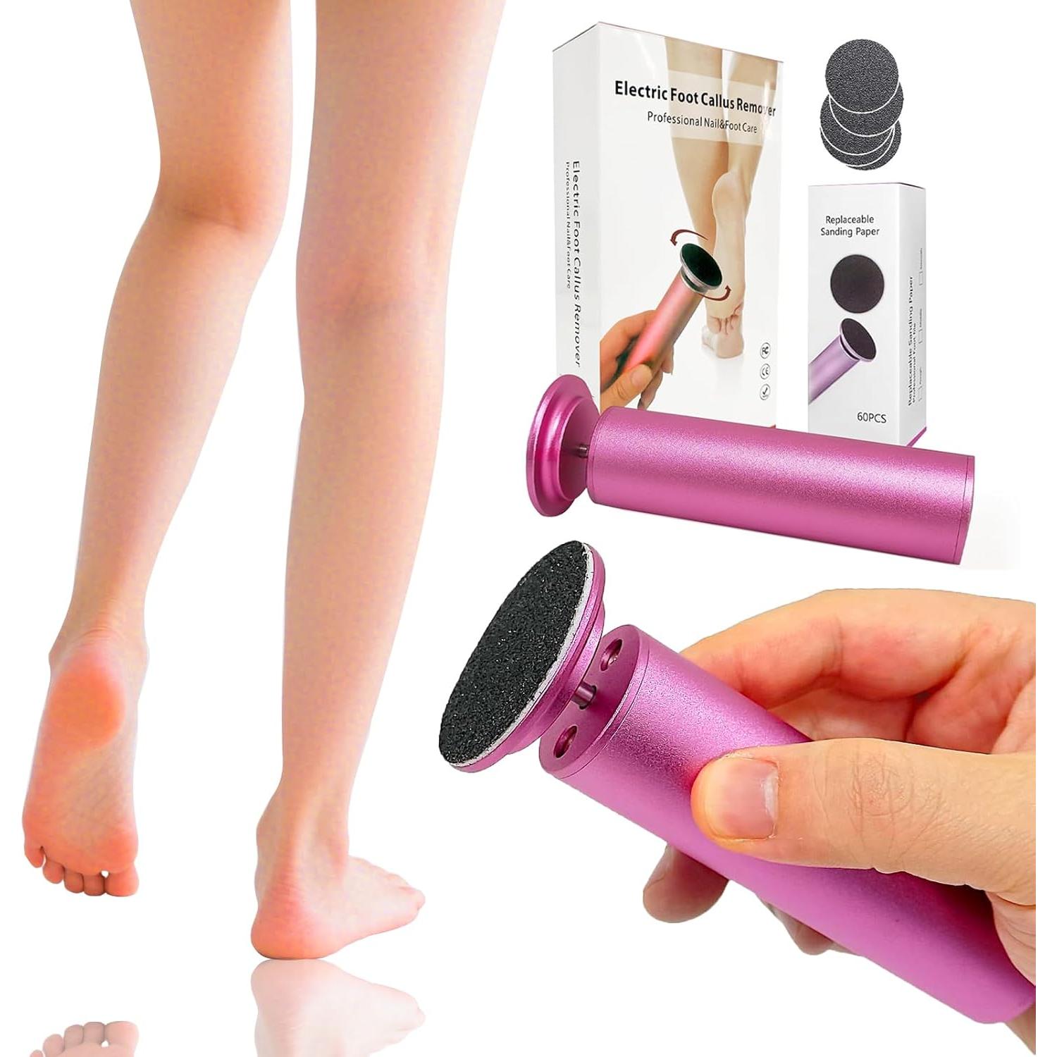 Removedor de Callos Eléctrico PENSDORE con 60 Papeles de Lija