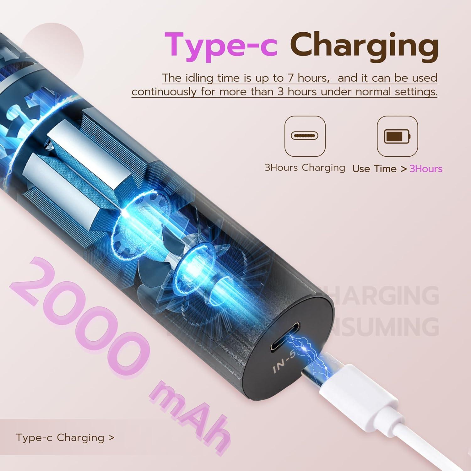 Removedor de Callos Eléctrico Cesekao Gris Oscuro 9 Velocidades
