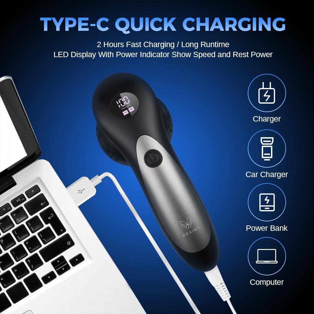 Removedor de Callos Eléctrico PRAIMY Inalámbrico IPX7 9 Cabezas