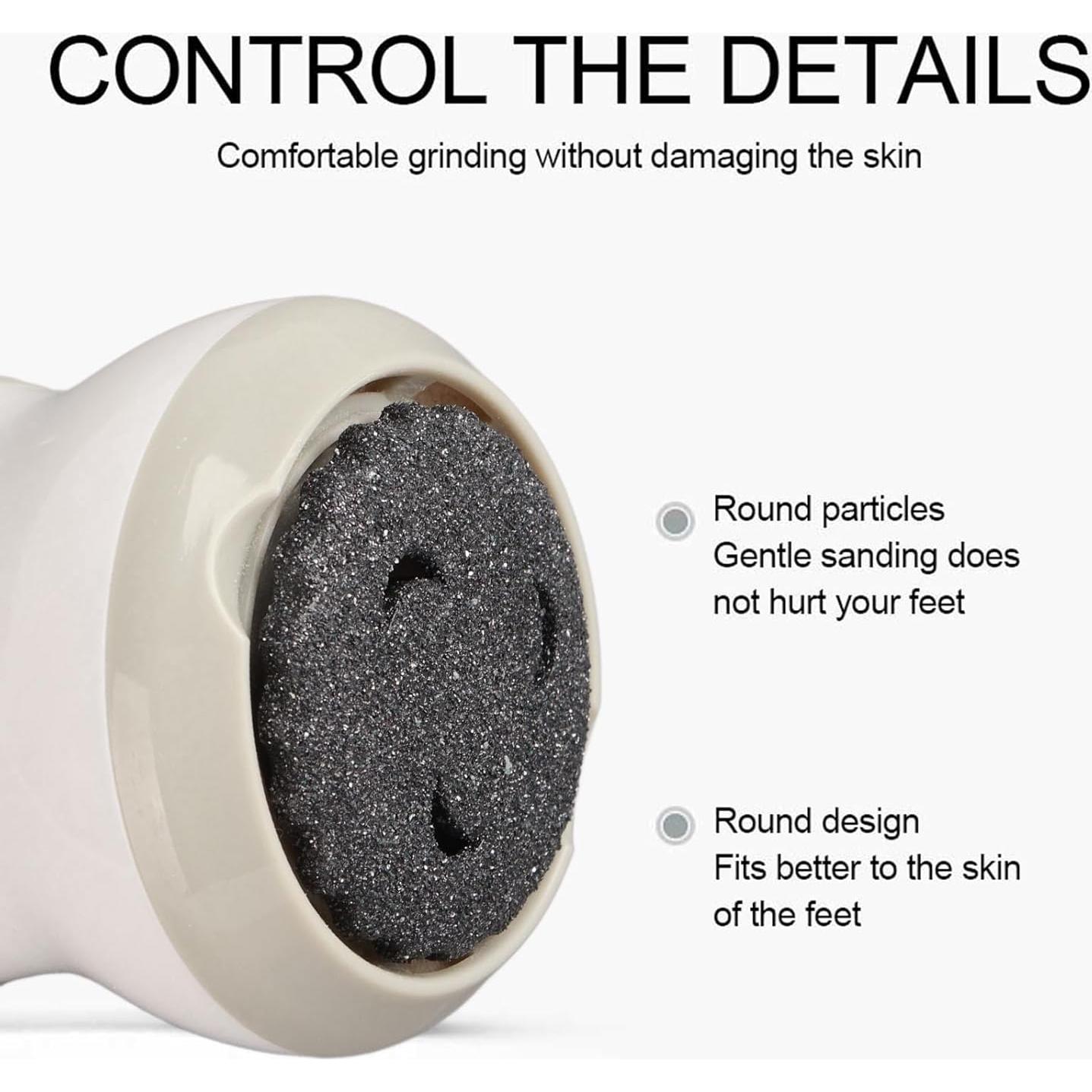 Pulidor de pies eléctrico AIEB con aspiradora y 3 cabezales