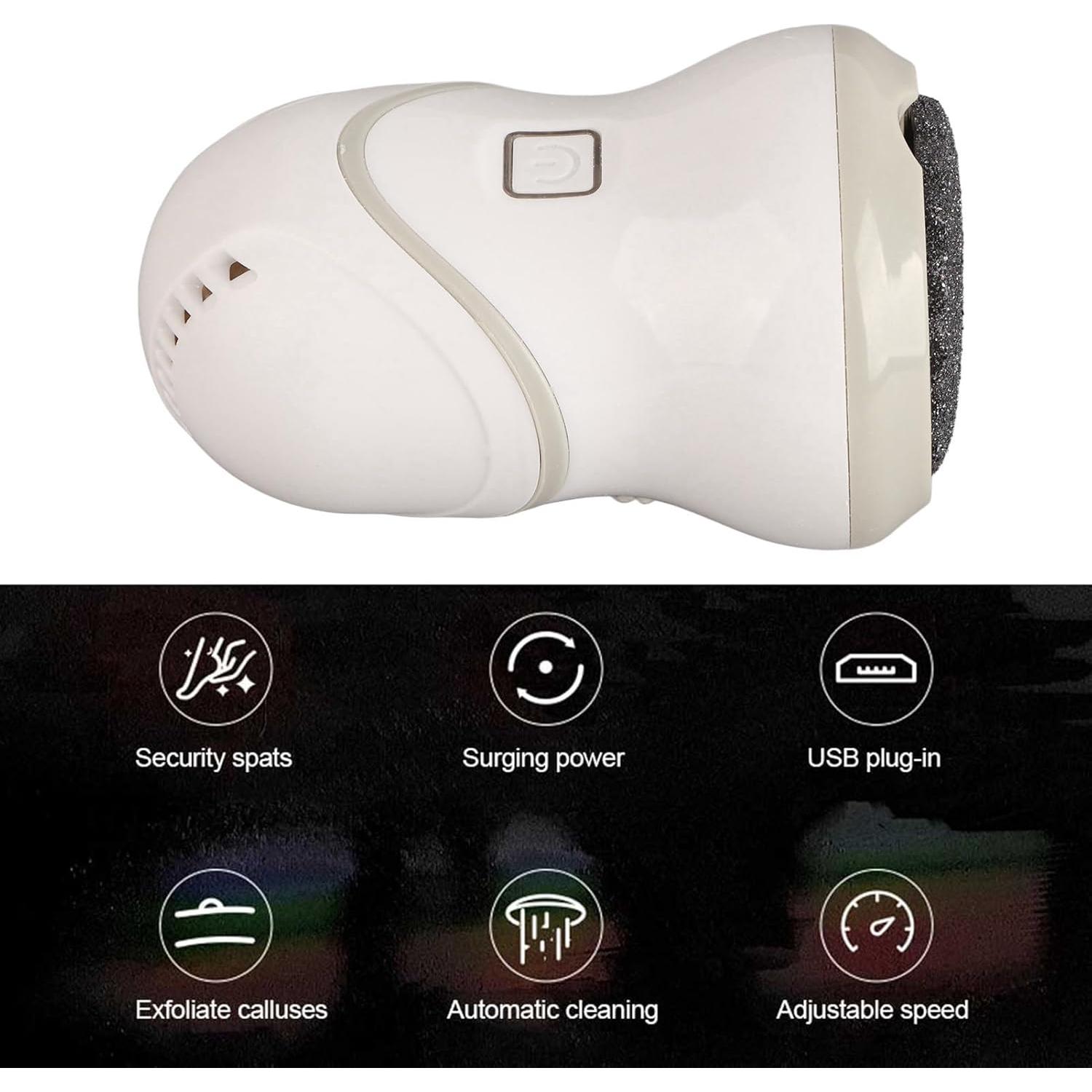 Pulidor de pies eléctrico AIEB con aspiradora y 3 cabezales