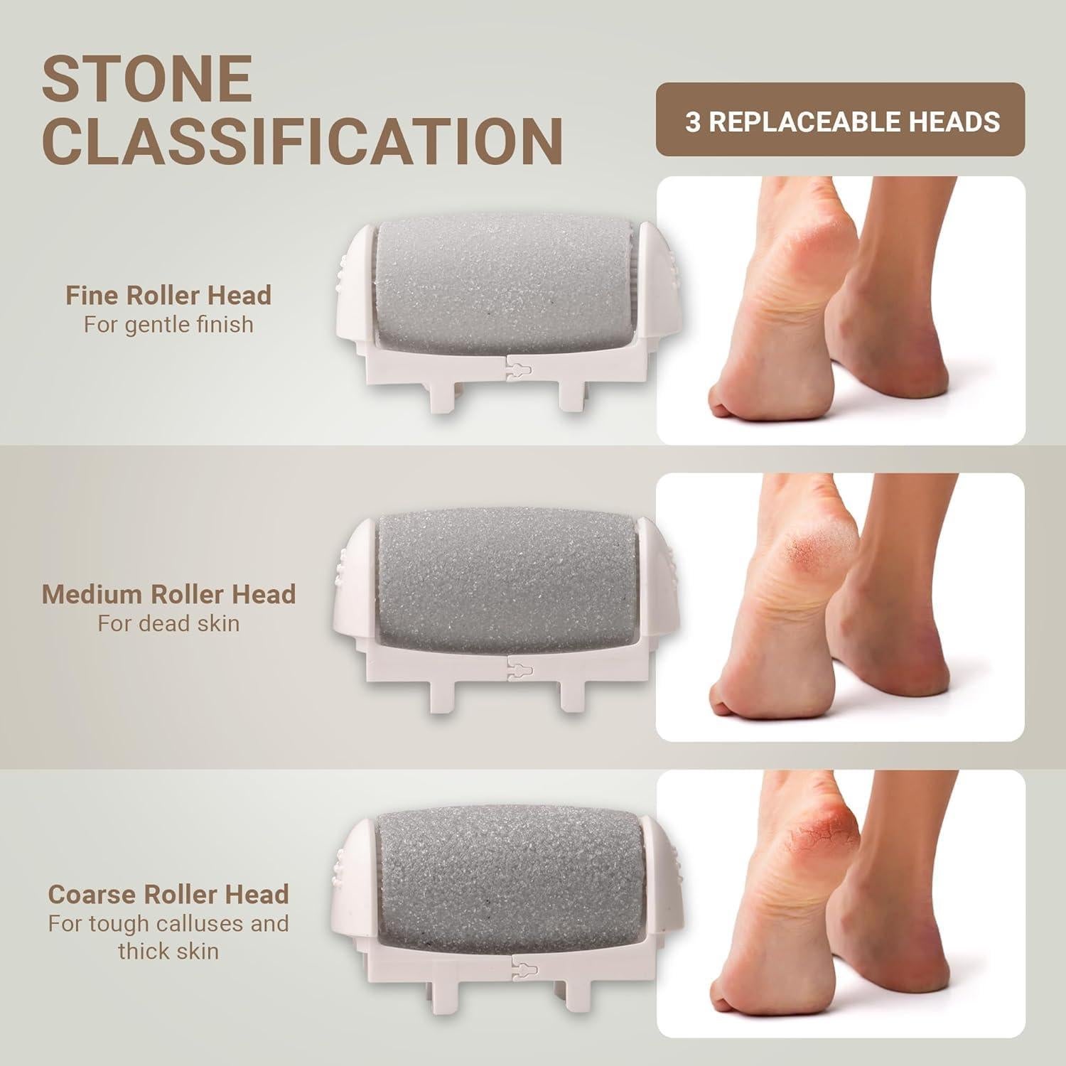 Removedor de Callos Eléctrico PeakTrend PT87428 con 3 Cabezas