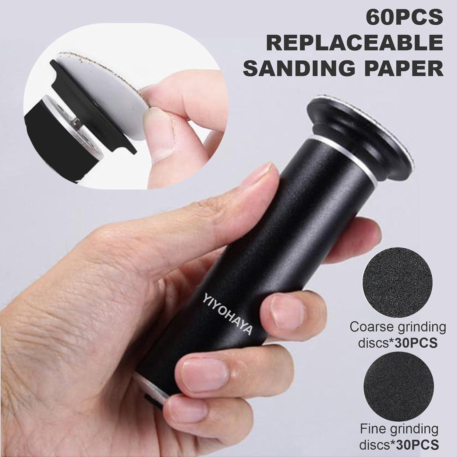 Removedor de Callos Eléctrico YIYOHAYA con 60 Discos de Lija