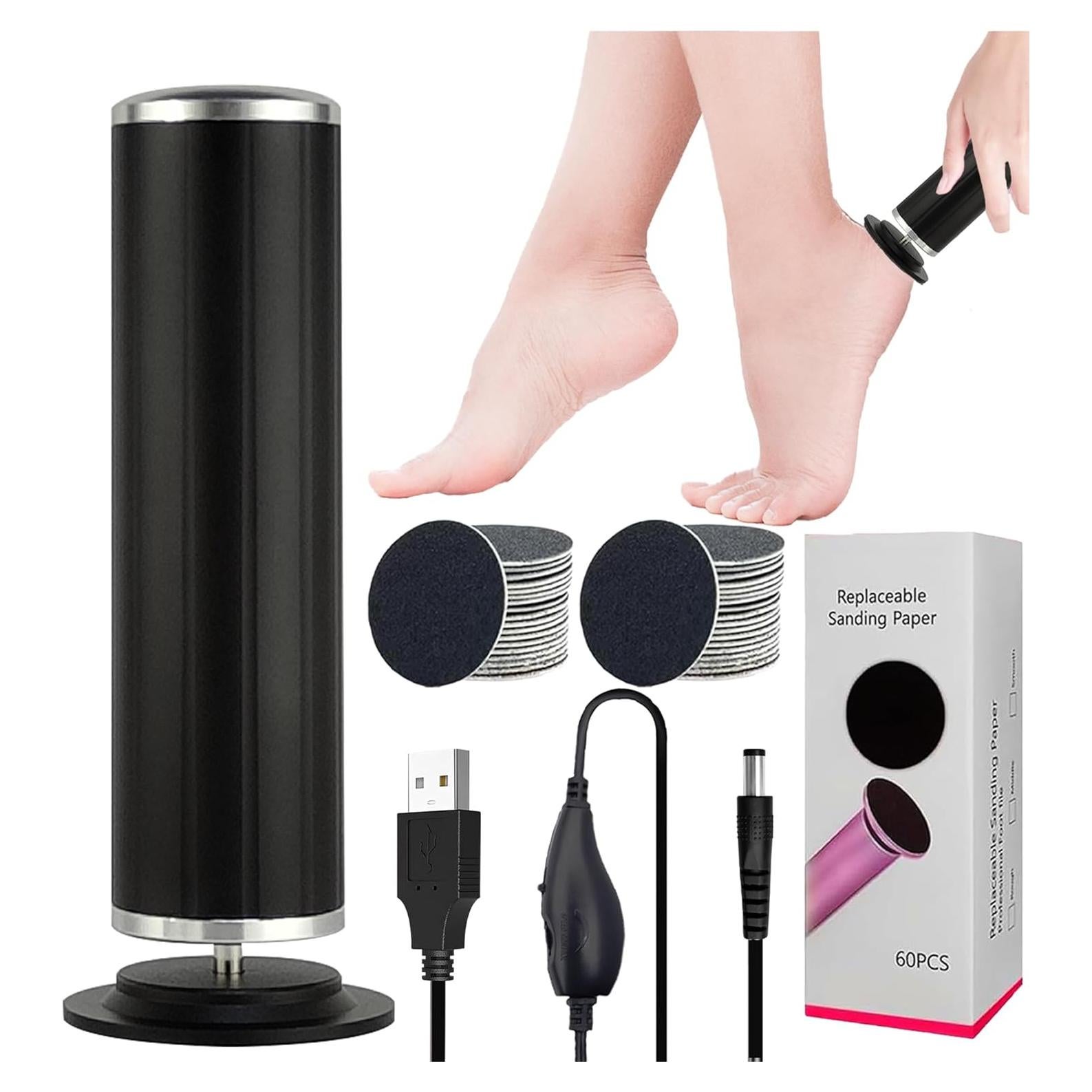 Removedor de Callos Eléctrico LiQiAMEi USB con 60 Discos