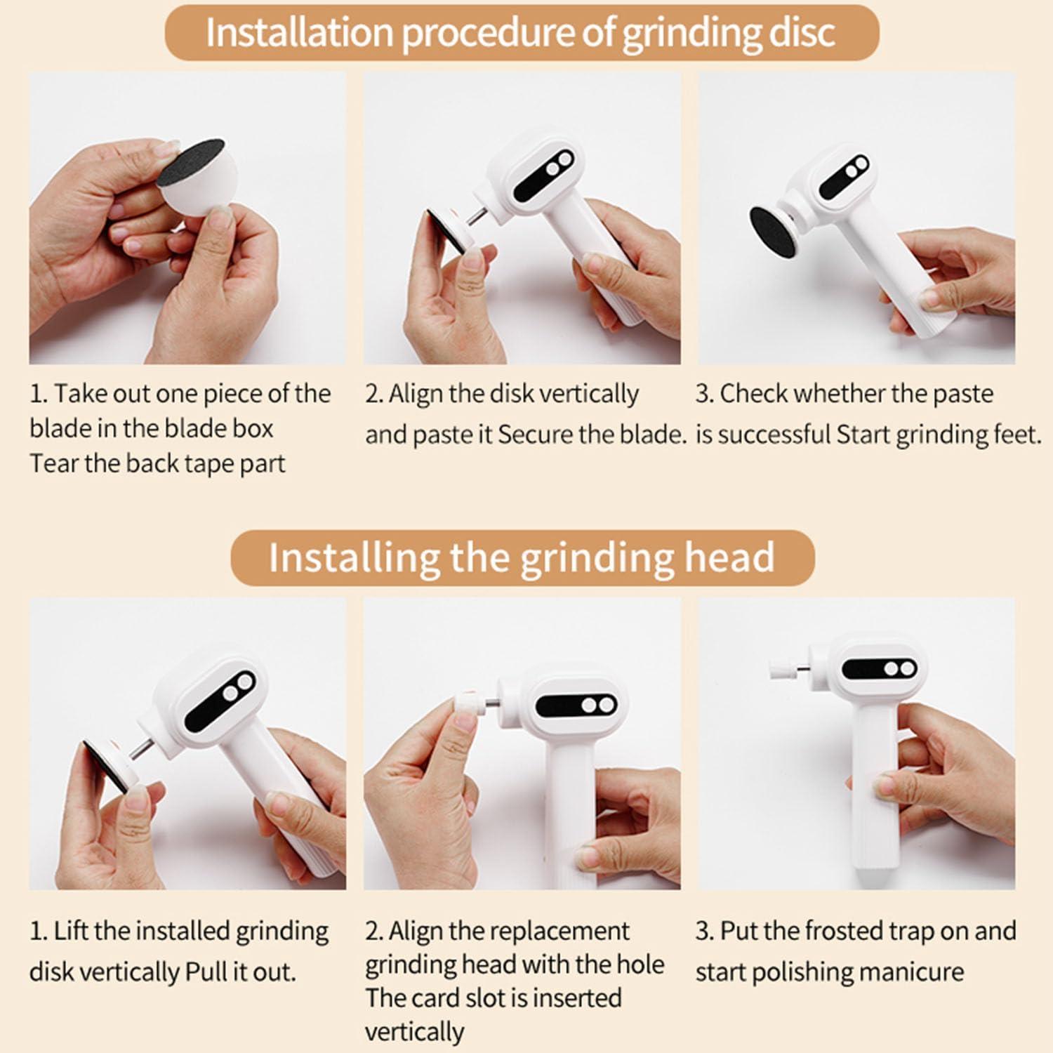 Removedor de Callos Eléctrico ABTOHE - Lima Profesional para Pies