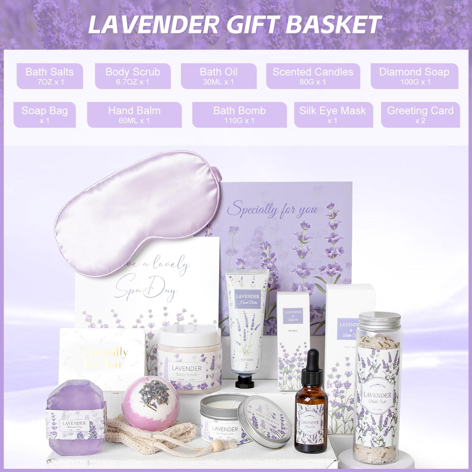 Set de Regalo de Spa de Lavanda Frerdui - 11 Piezas