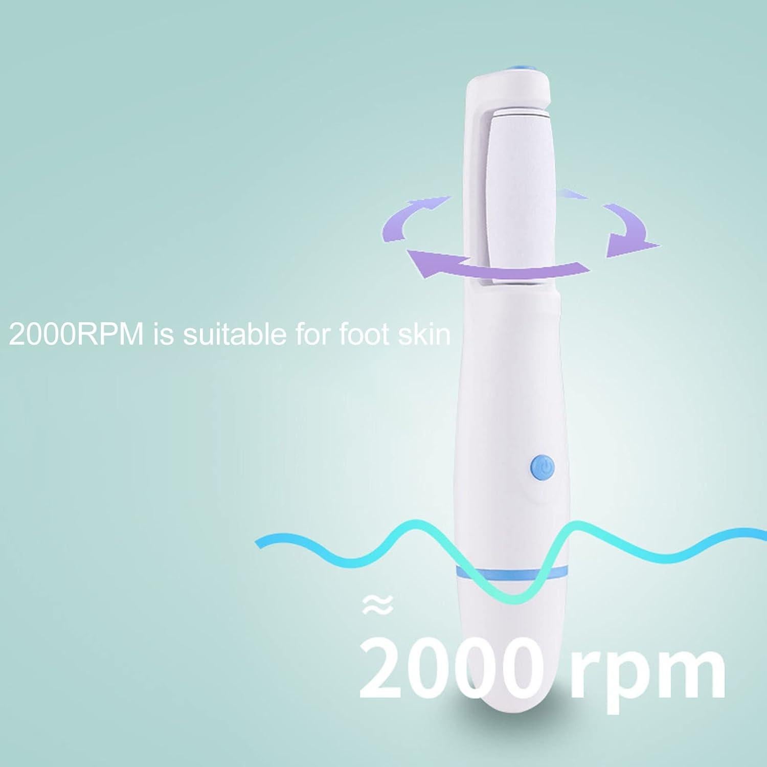 Removedor de Callos Eléctrico Yinhing USB, Lima Recargable para Pies