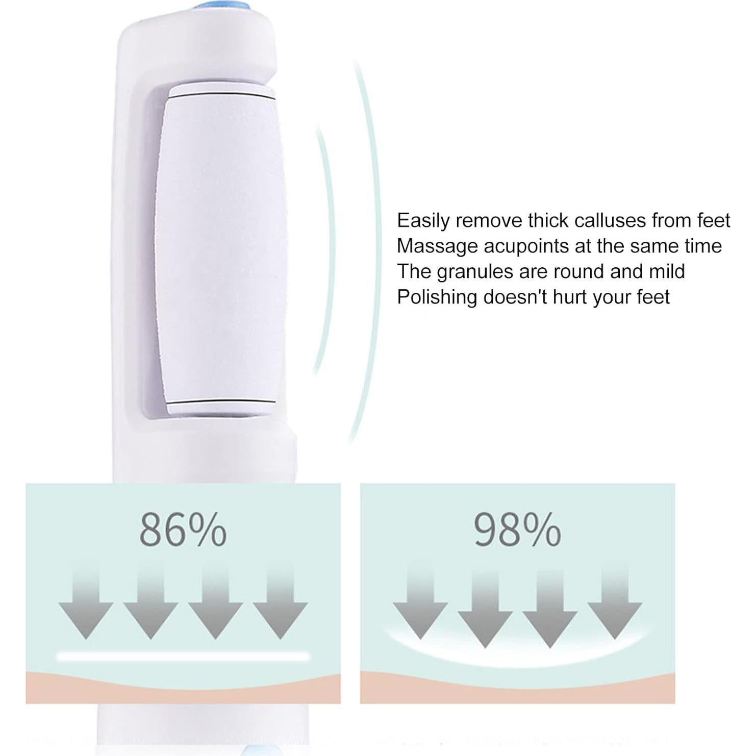 Removedor de Callos Eléctrico Yinhing USB, Lima Recargable para Pies
