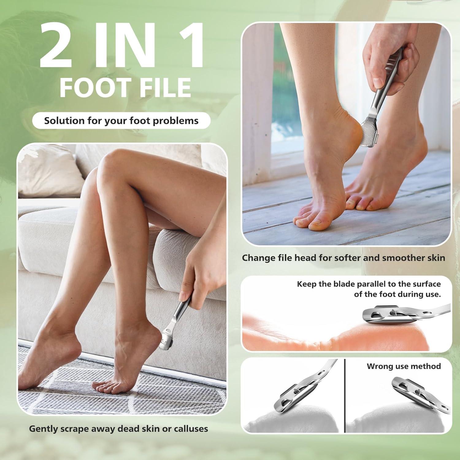 Raspador de Callos BALUCA Acero Inoxidable con 10 Cuchillas