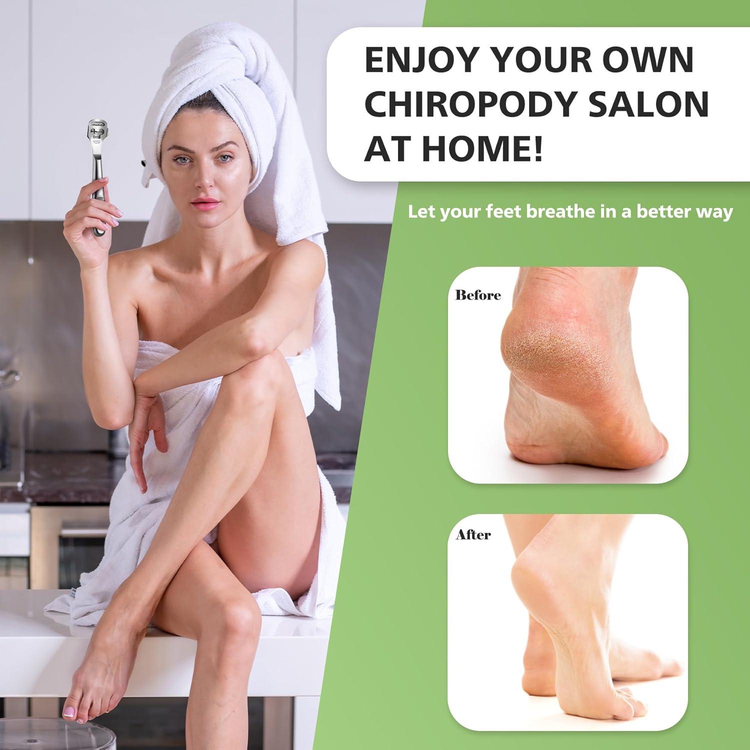 Raspador de Callos BALUCA Acero Inoxidable con 10 Cuchillas