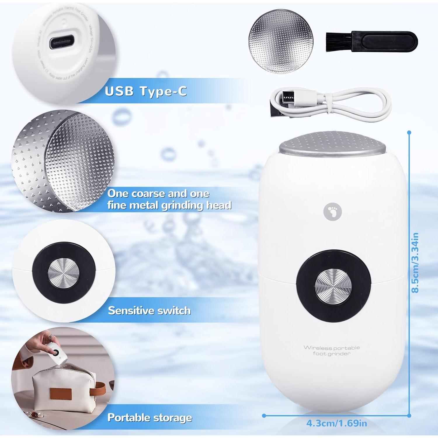 Removedor de Callos Eléctrico Recargable ShenZhen A1 - 3 Velocidades