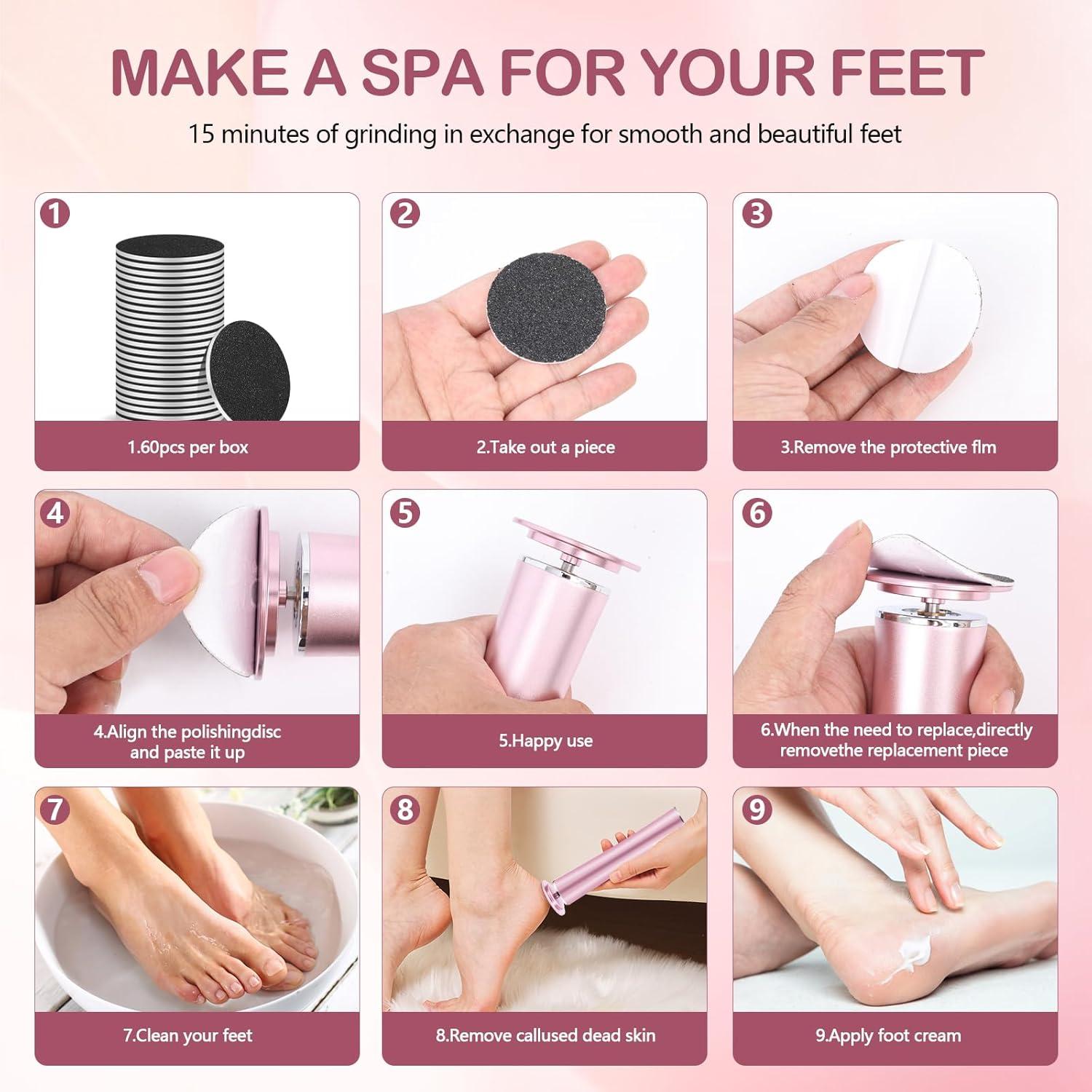 Removedor de Callos Eléctrico Recargable Dongguan 60 Discos