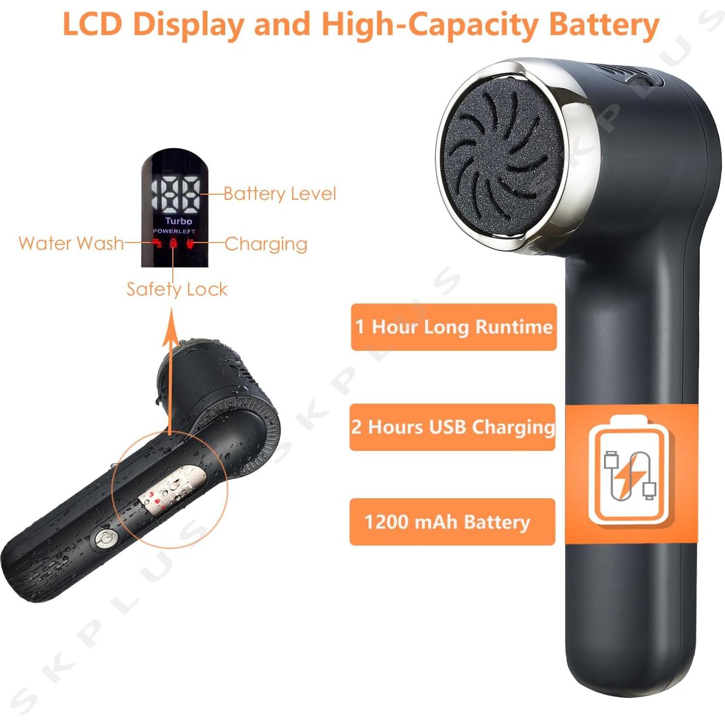 Removedor de Callos Eléctrico TLS 36 en 1 con Aspiradora