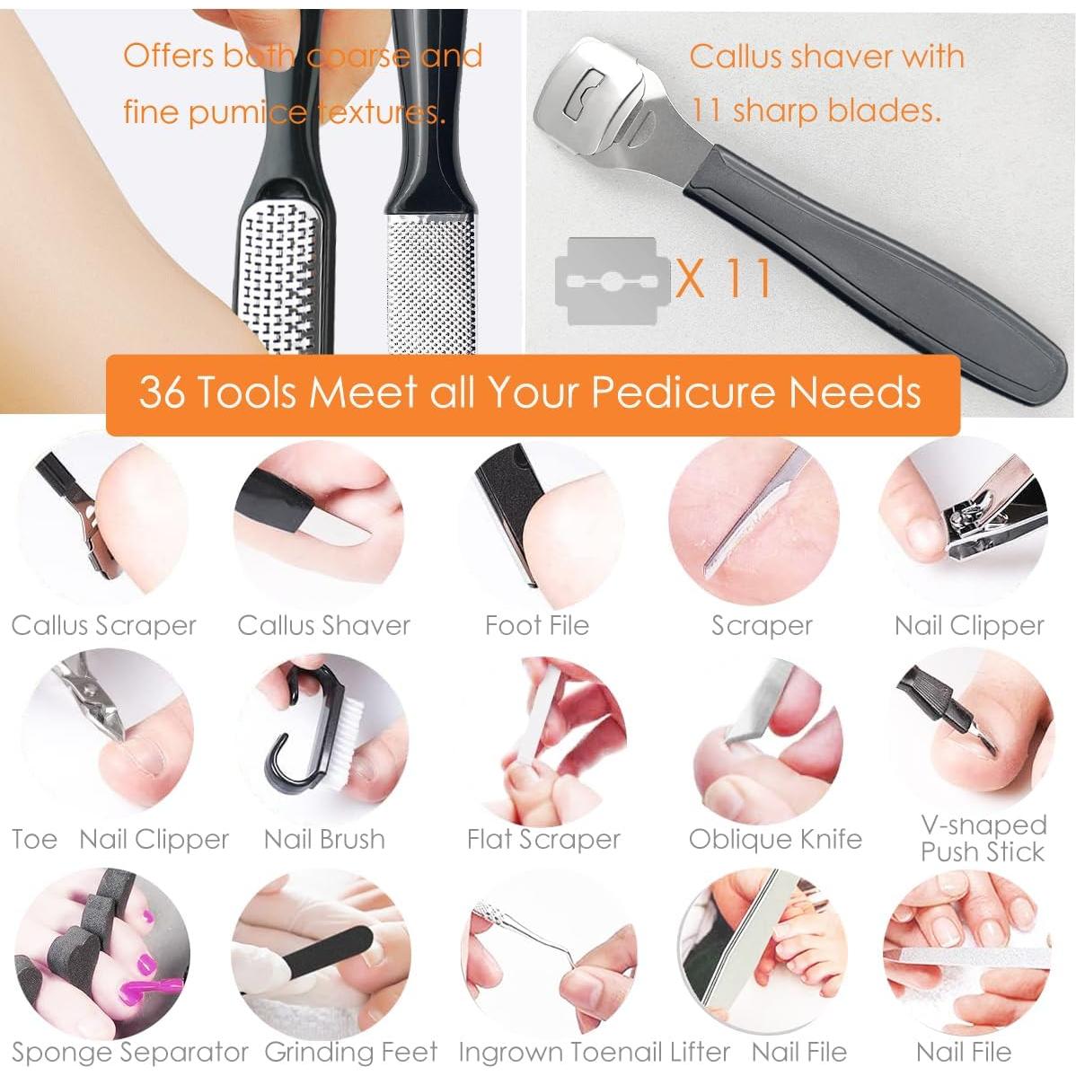 Removedor de Callos Eléctrico TLS 36 en 1 con Aspiradora