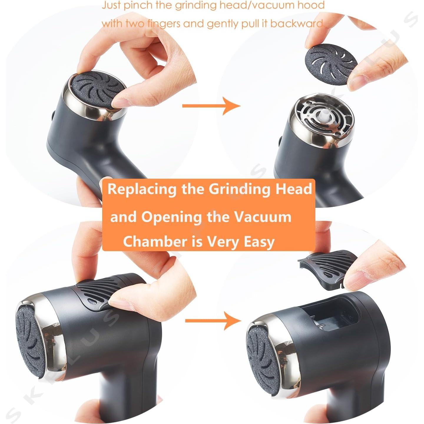 Removedor de Callos Eléctrico TLS 36 en 1 con Aspiradora