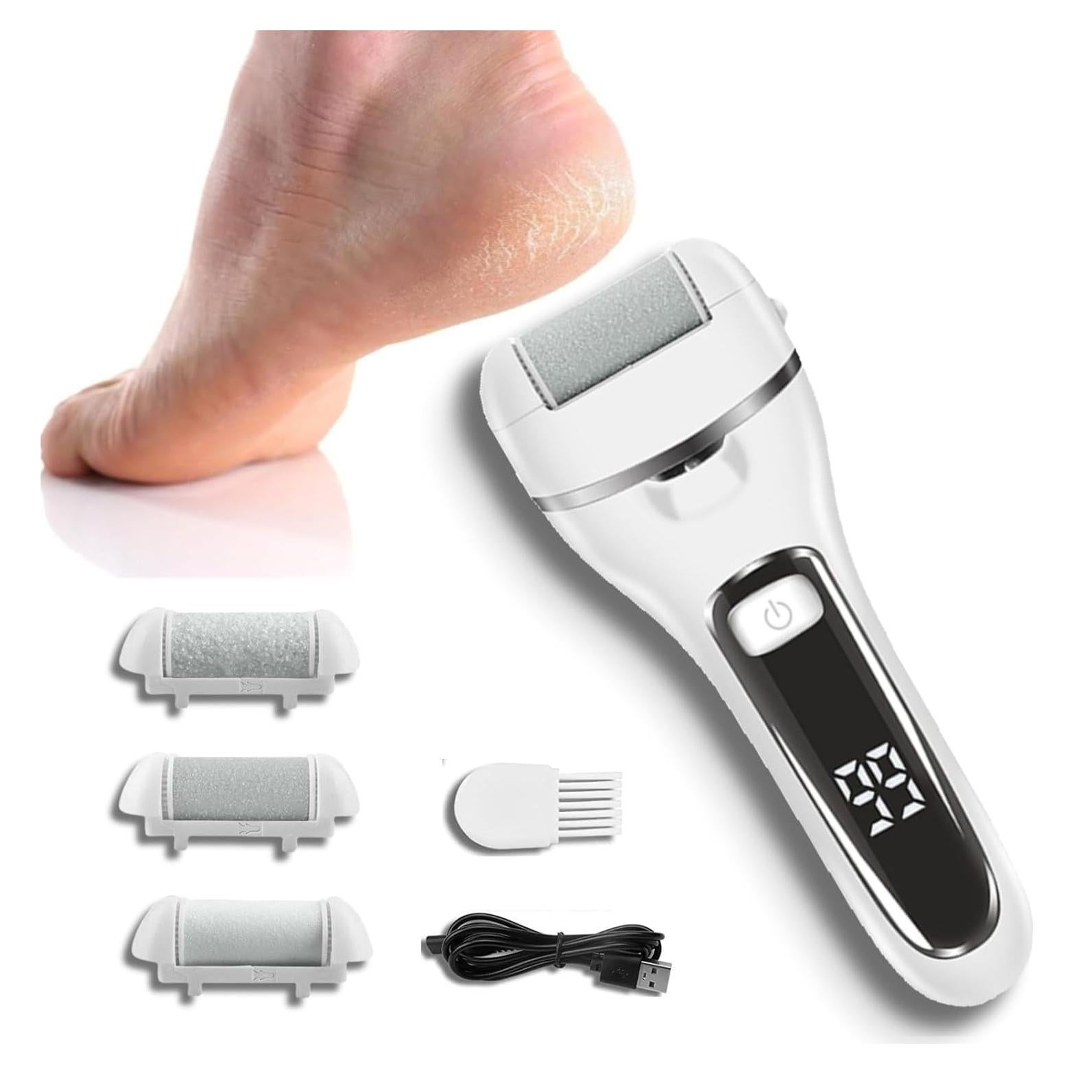 Removedor de Callos Eléctrico YIYOHAYA con 3 Cabezas y LED