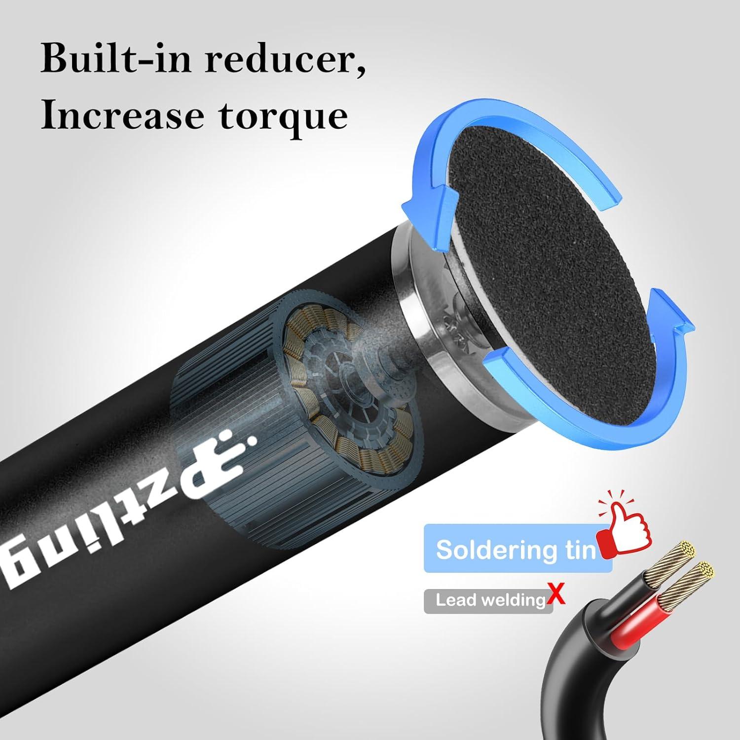 Removedor de Callos Eléctrico PZTling con 60 Discos de Lija