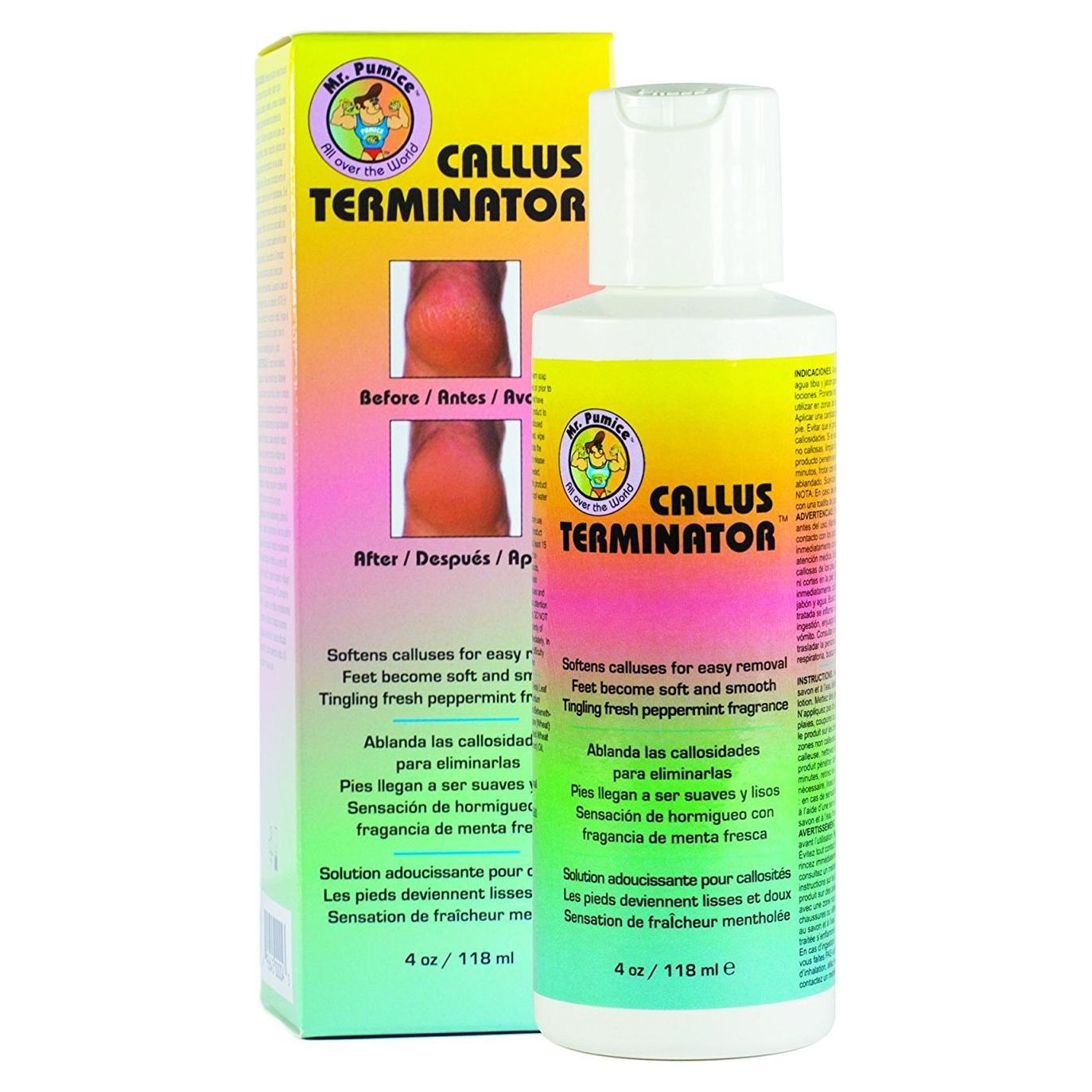 Terminador de Callos Mr. Pumice 113g - Suaviza Pies y Talones