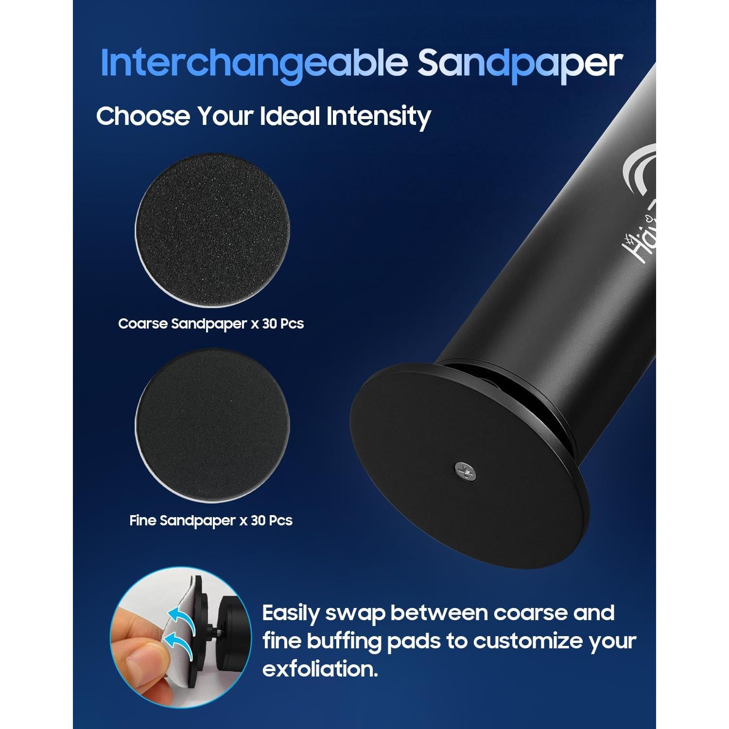 Removedor Eléctrico de Callos HayZBao - Lima para Pies Negro