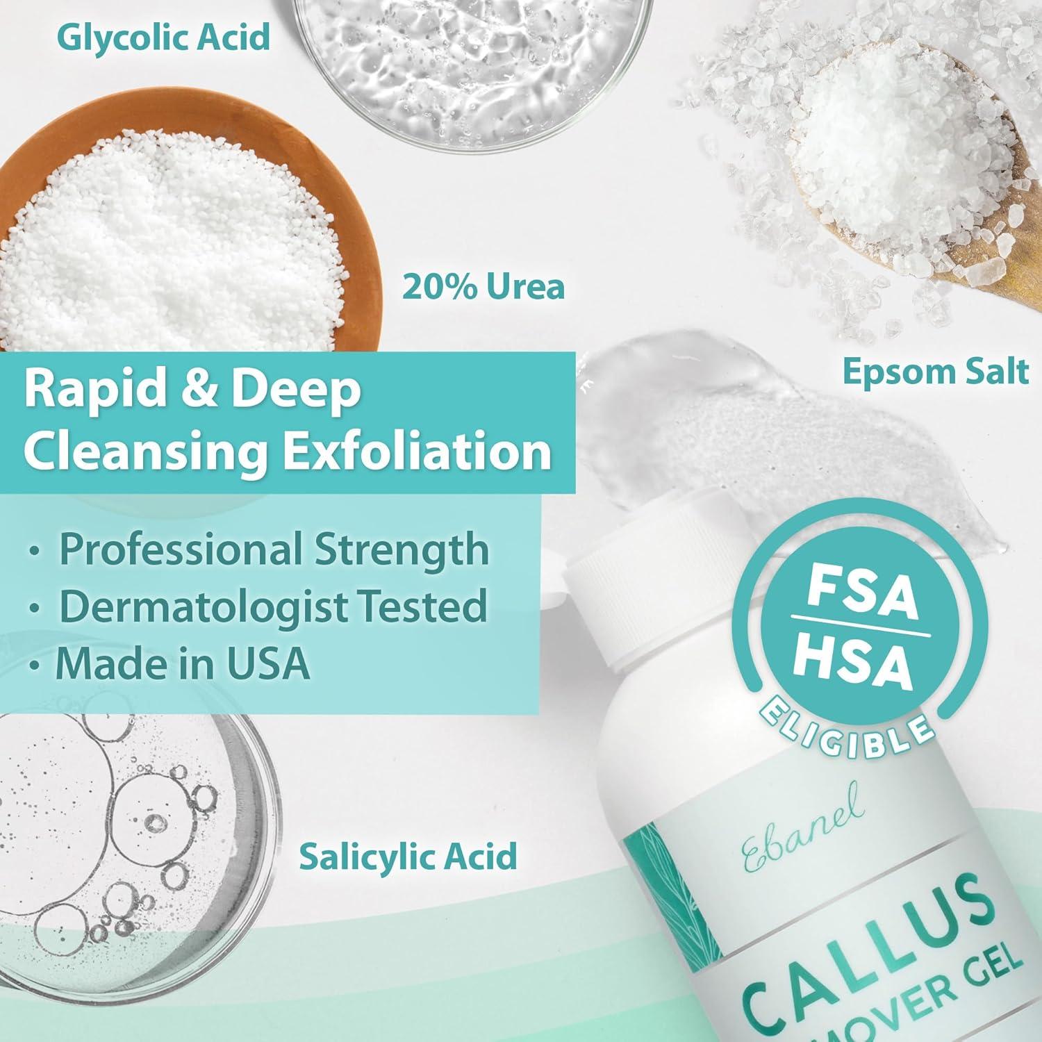 Gel Removedor de Callos Profesional Ebanel 20% Urea 257g