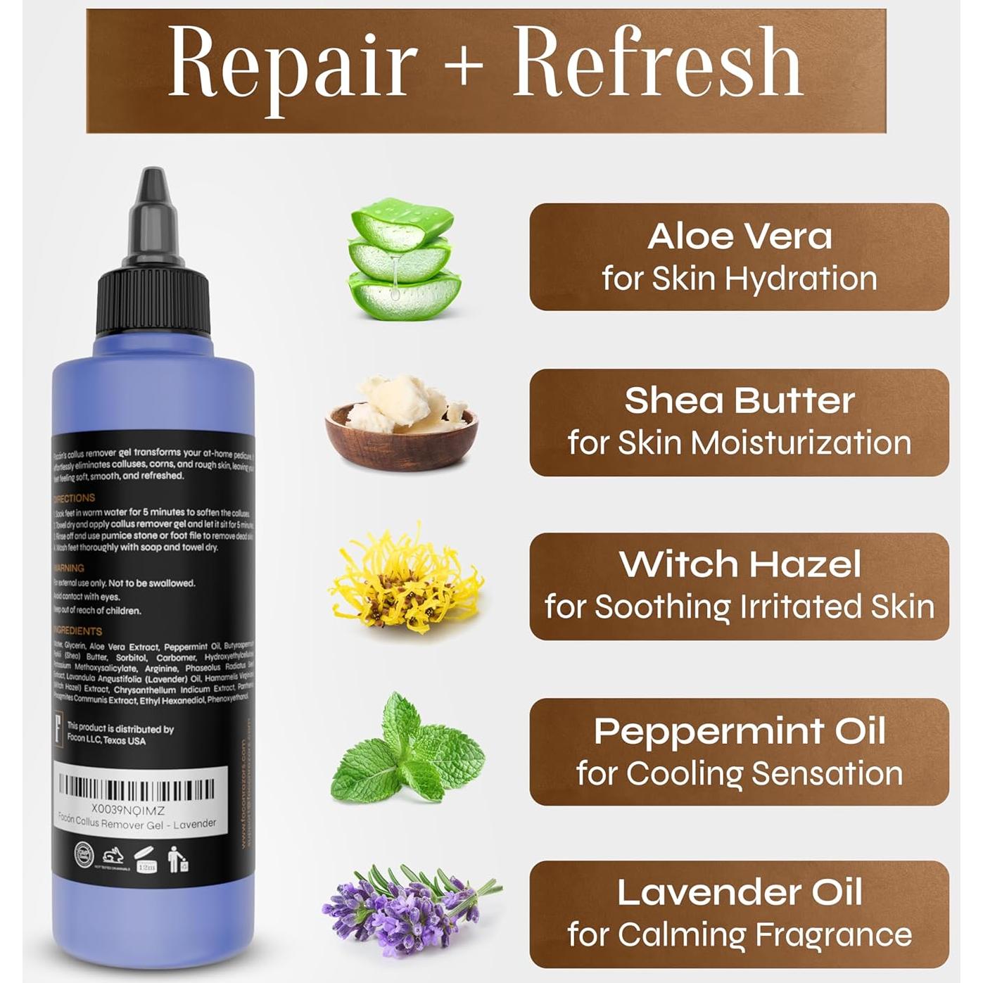 Gel Removedor de Callos Facón Professional 296 ml con Aloe Vera