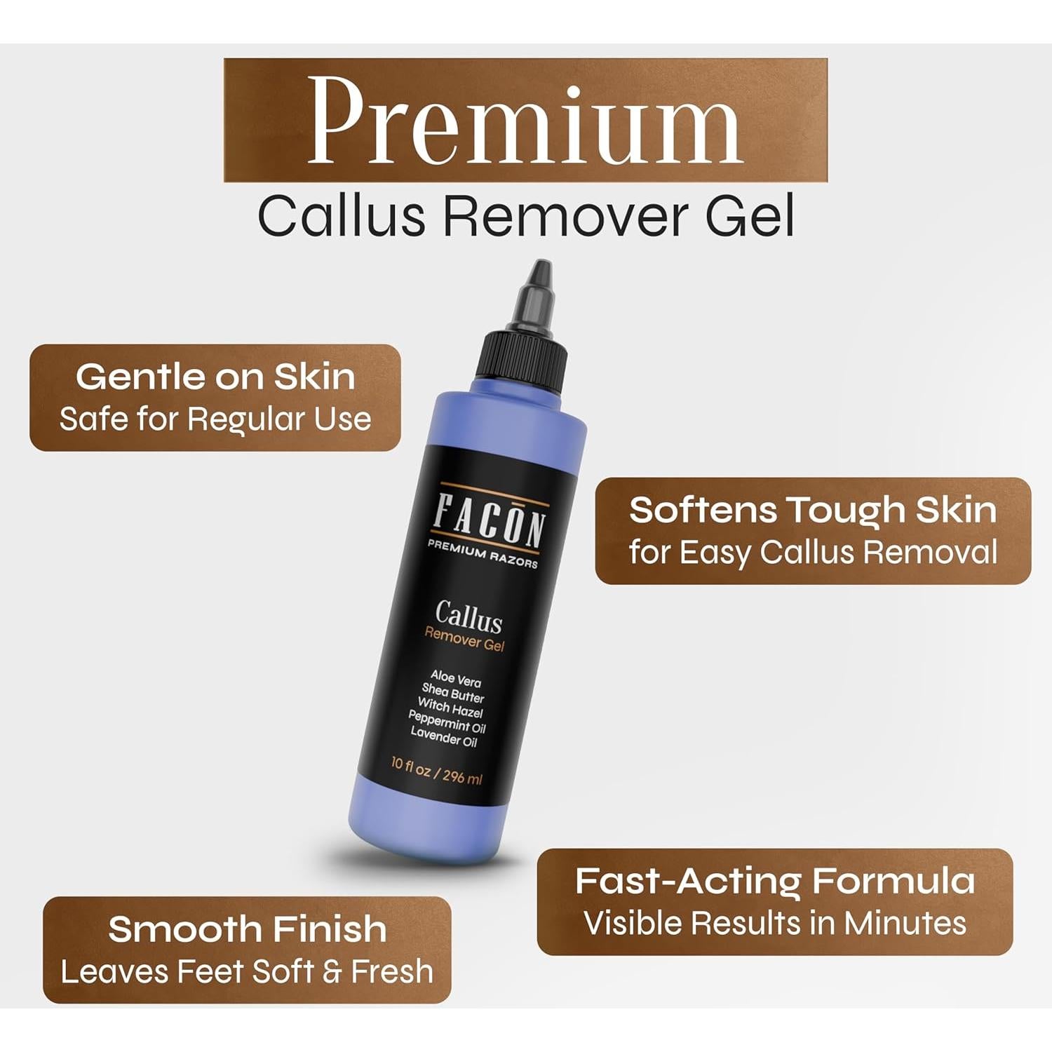 Gel Removedor de Callos Facón Professional 296 ml con Aloe Vera