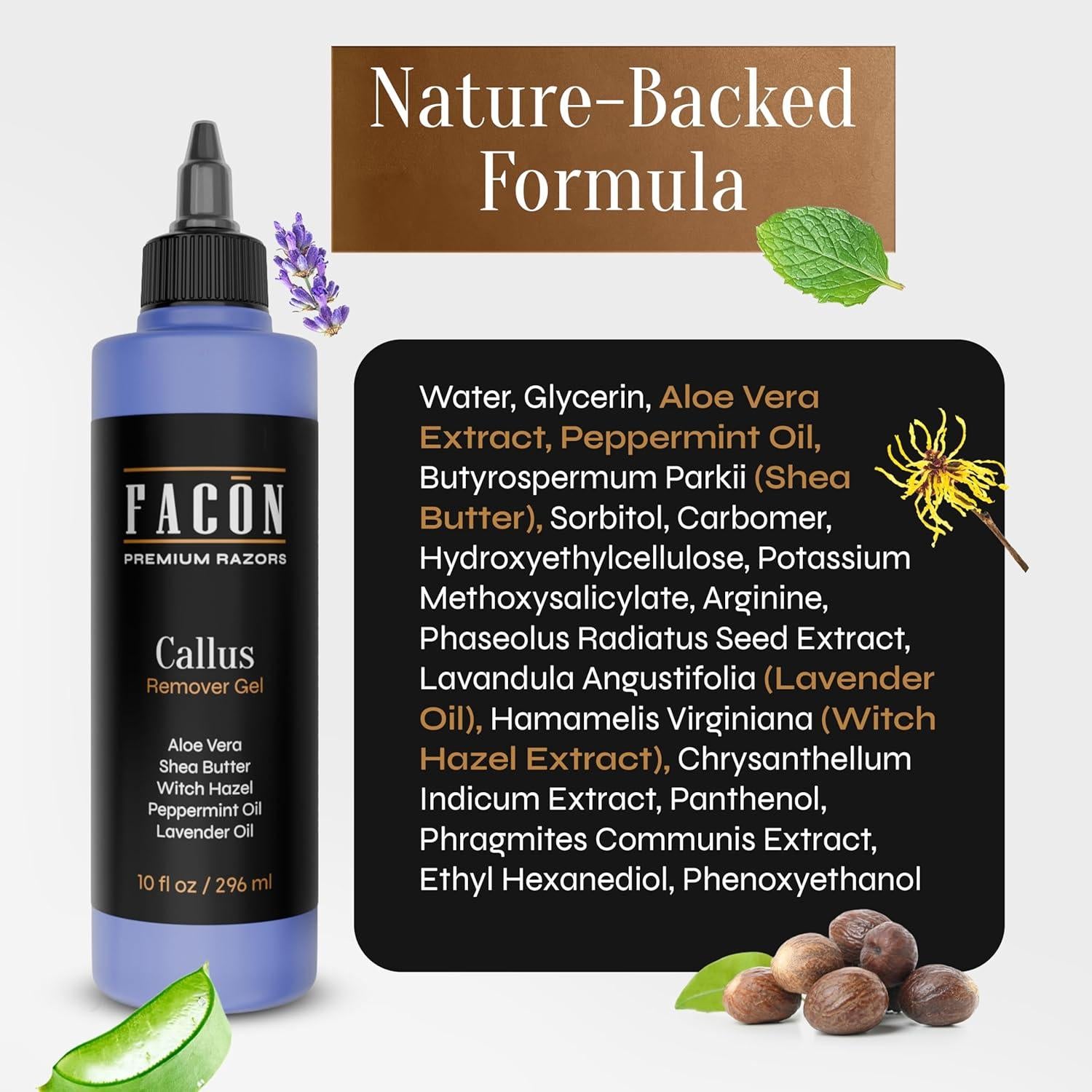 Gel Removedor de Callos Facón Professional 296 ml con Aloe Vera