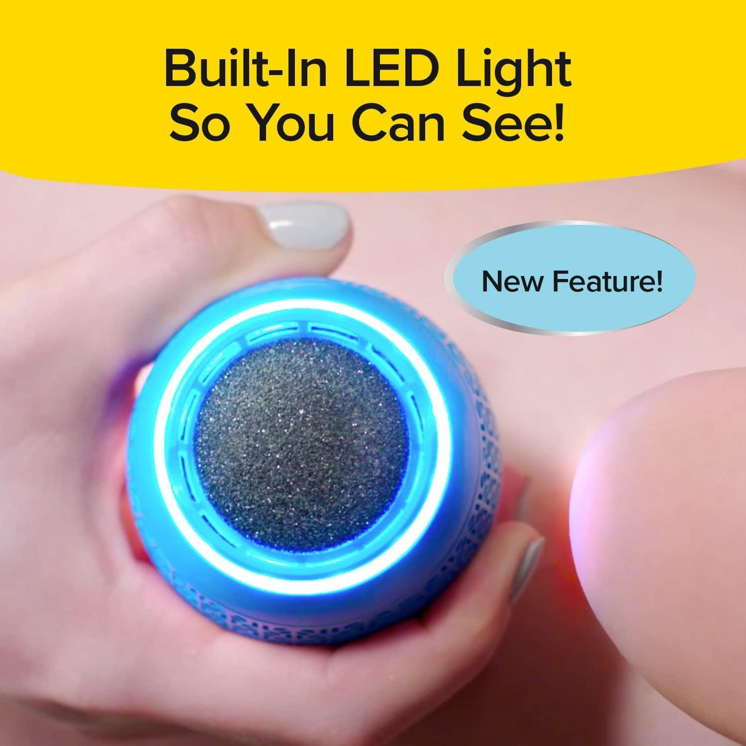 Removedor de Callos Eléctrico PediVac con Aspiradora y Luz LED