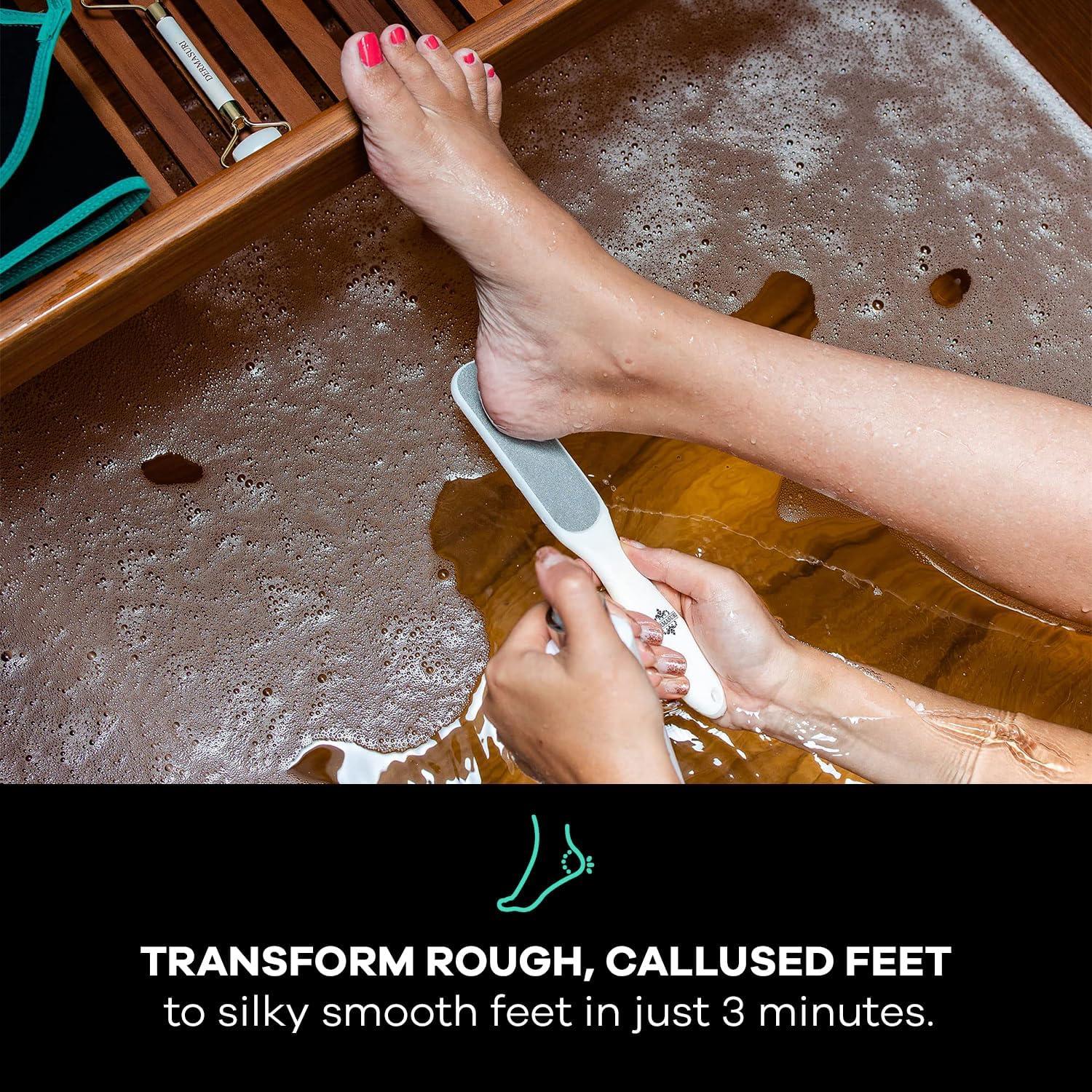 Exfoliante para Pies Dermasuri - Spray Suavizante y Lima Deluxe