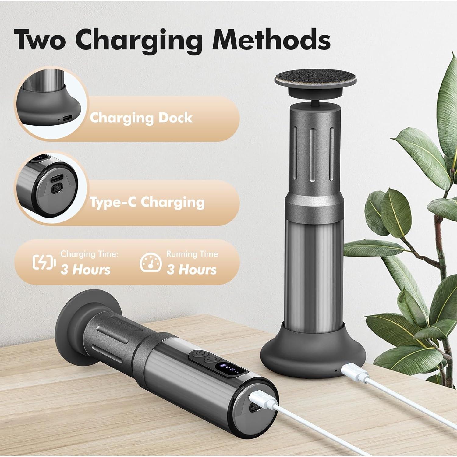 Removedor de Callos Eléctrico Inalámbrico Xisuoka C3 6 Velocidades