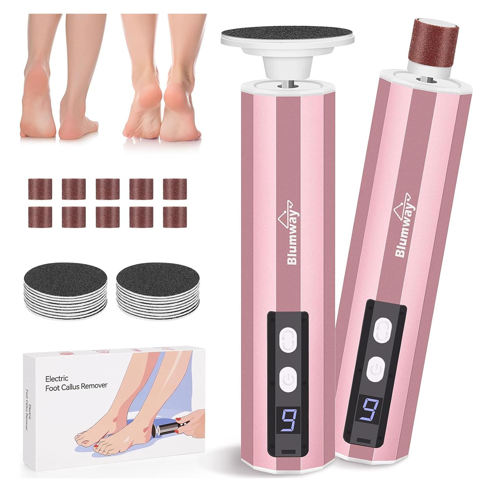 Removedor de Callos Eléctrico Blumway 2 en 1 con 9 Velocidades