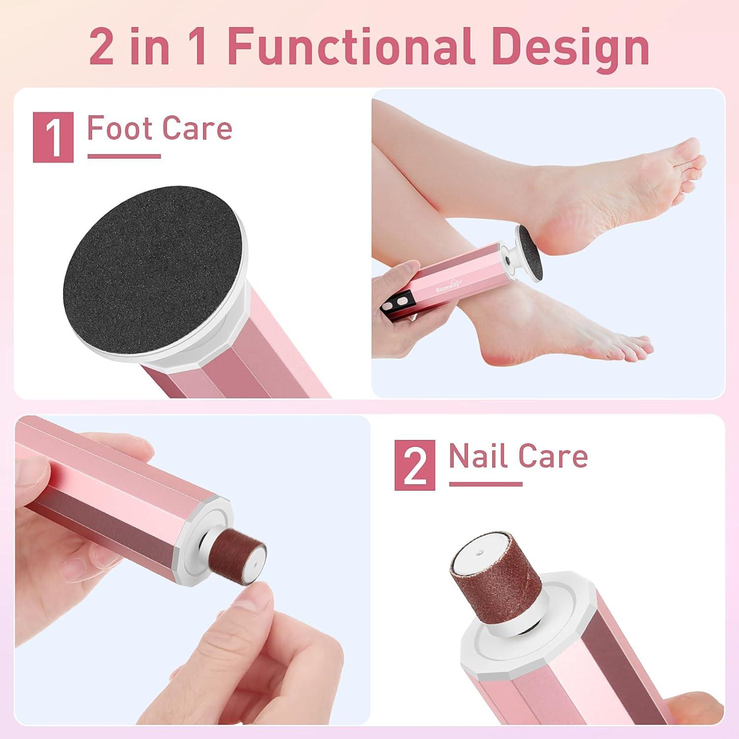 Removedor de Callos Eléctrico Blumway 2 en 1 con 9 Velocidades