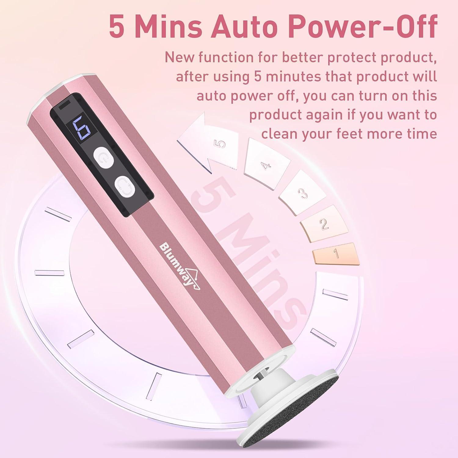 Removedor de Callos Eléctrico Blumway 2 en 1 con 9 Velocidades