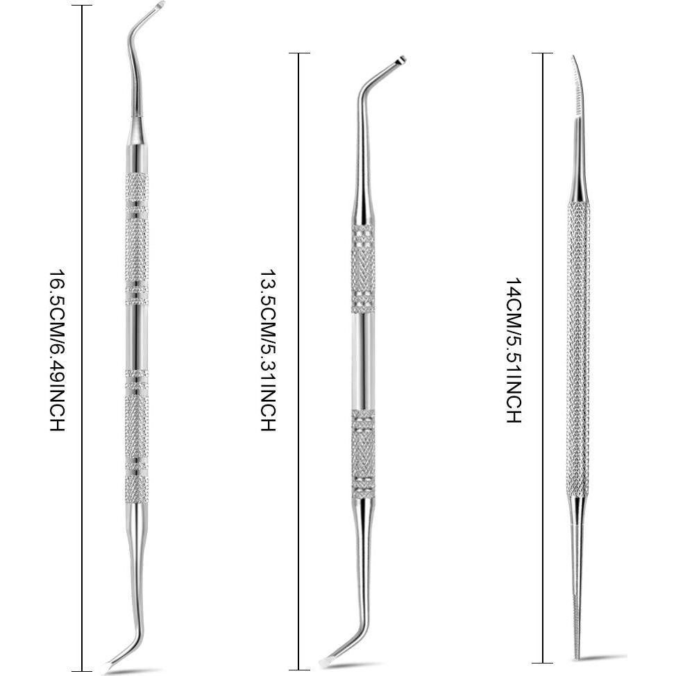 Kit de Pedicura Teenitor para Uñas Encarnadas - Acero Inoxidable