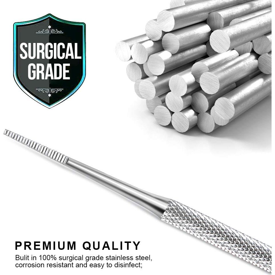 Kit de Pedicura Teenitor para Uñas Encarnadas - Acero Inoxidable