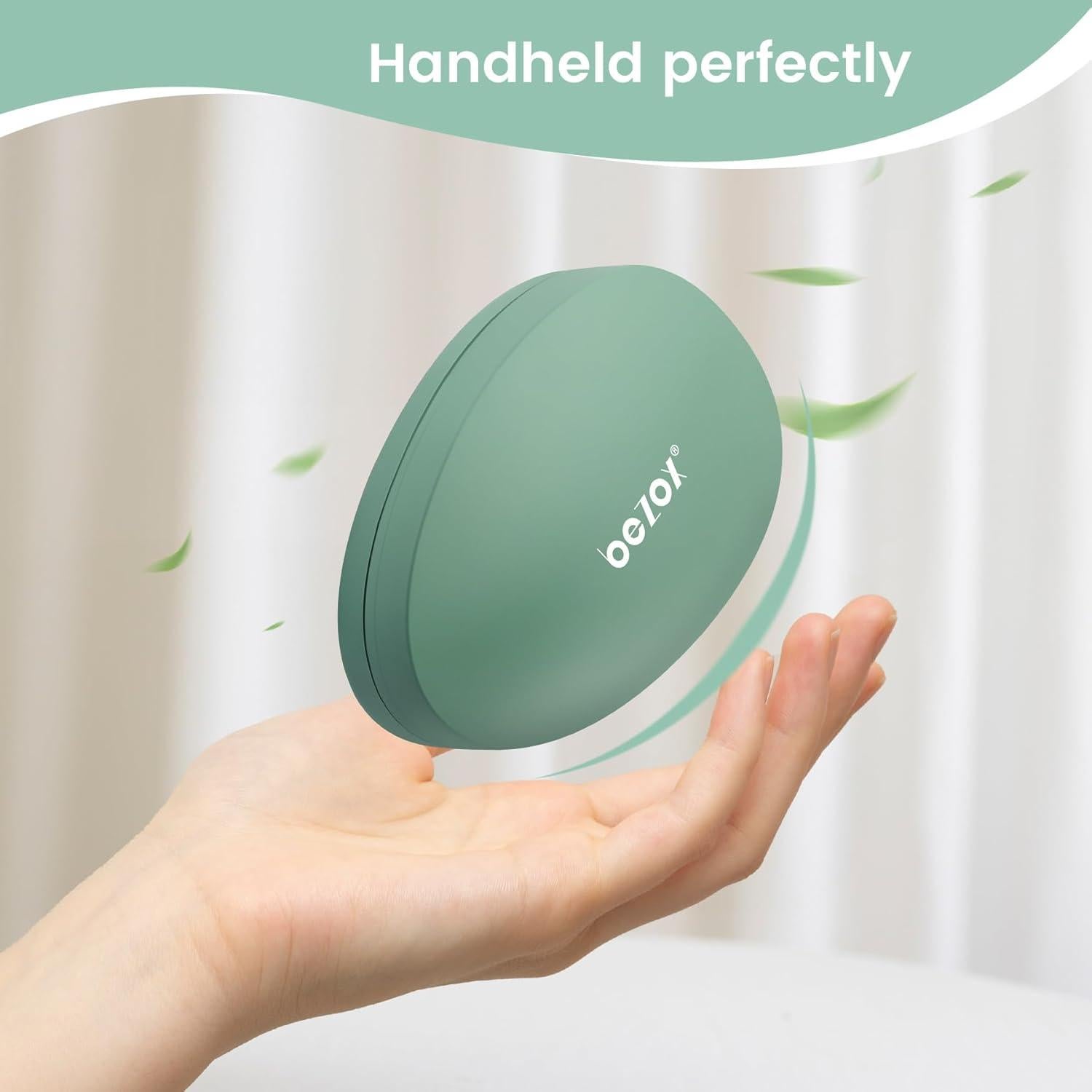 BEZOX Lima de Pies de Vidrio Nano Verde - Exfoliador Efectivo