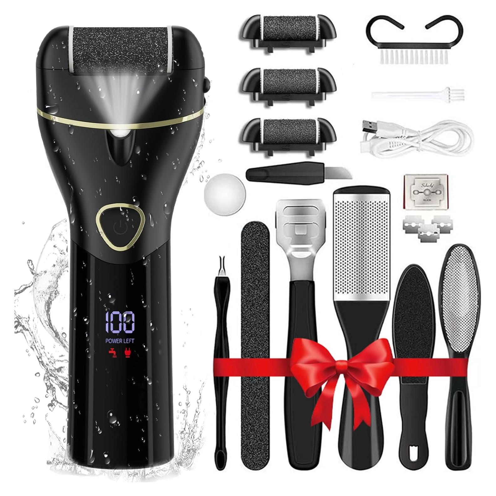 Removedor de Callos Eléctrico Profesional Ourcec Negro 16 en 1